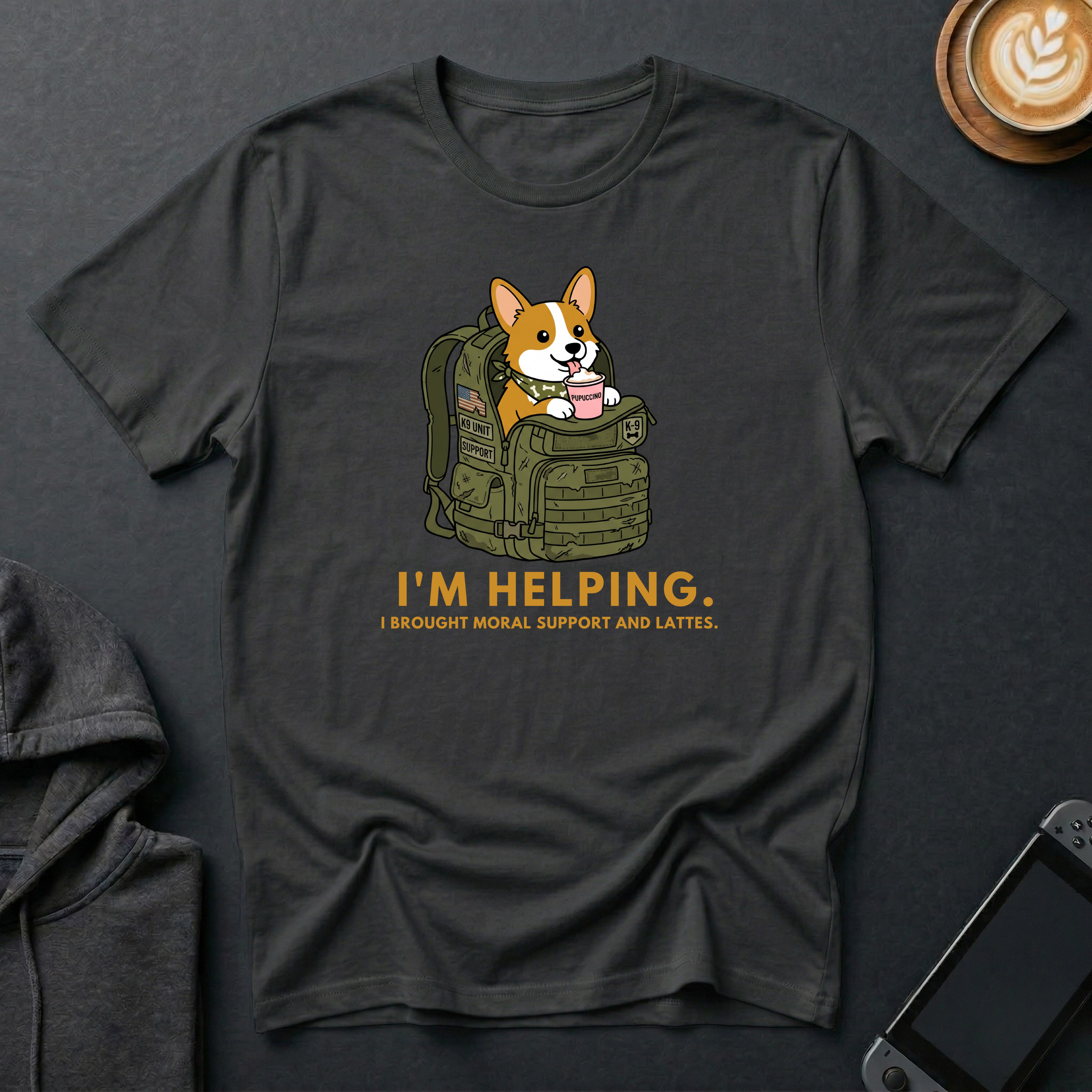 Co-Op Corgi T-Shirt Graphic for men