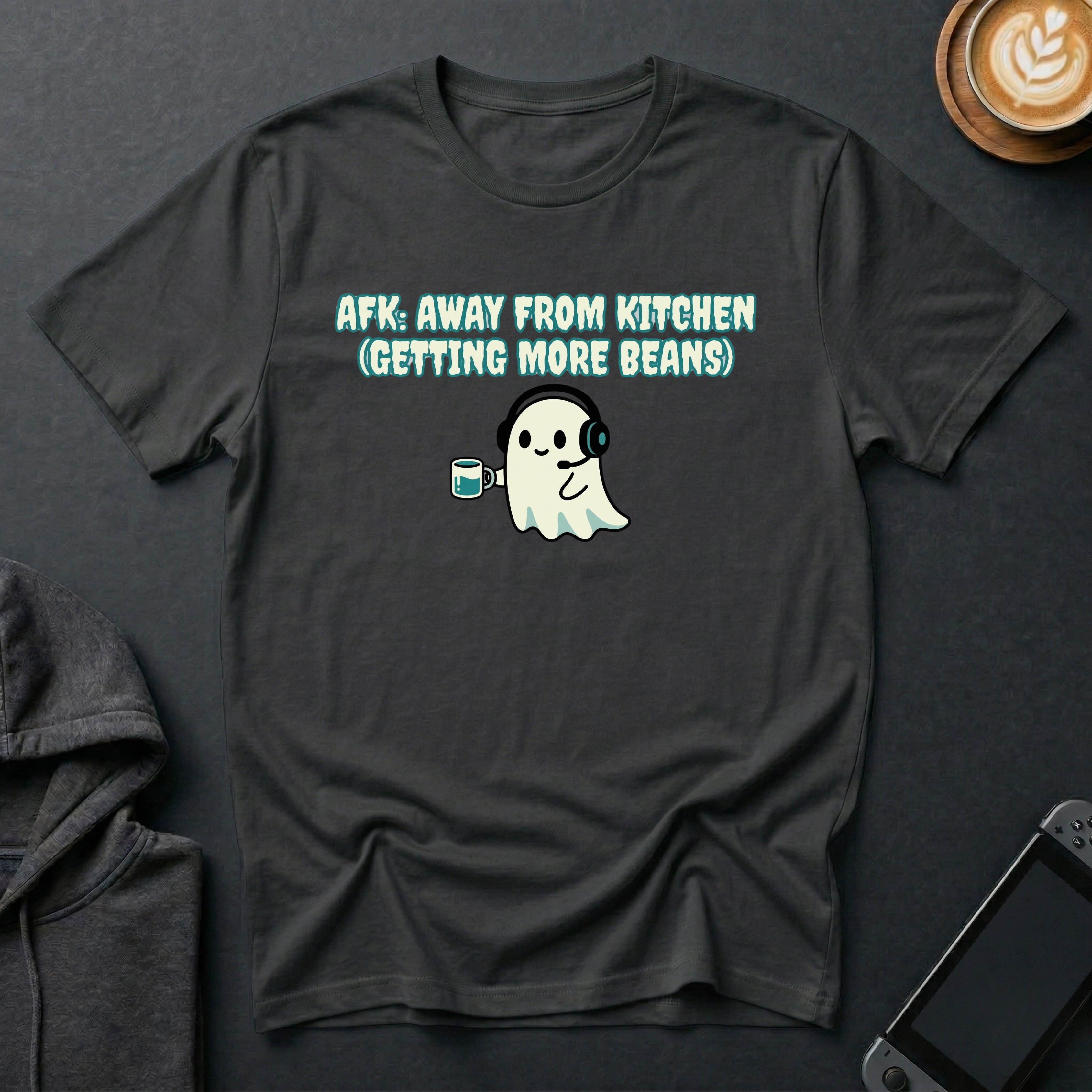 Haunted by Empty Mugs T-Shirt
