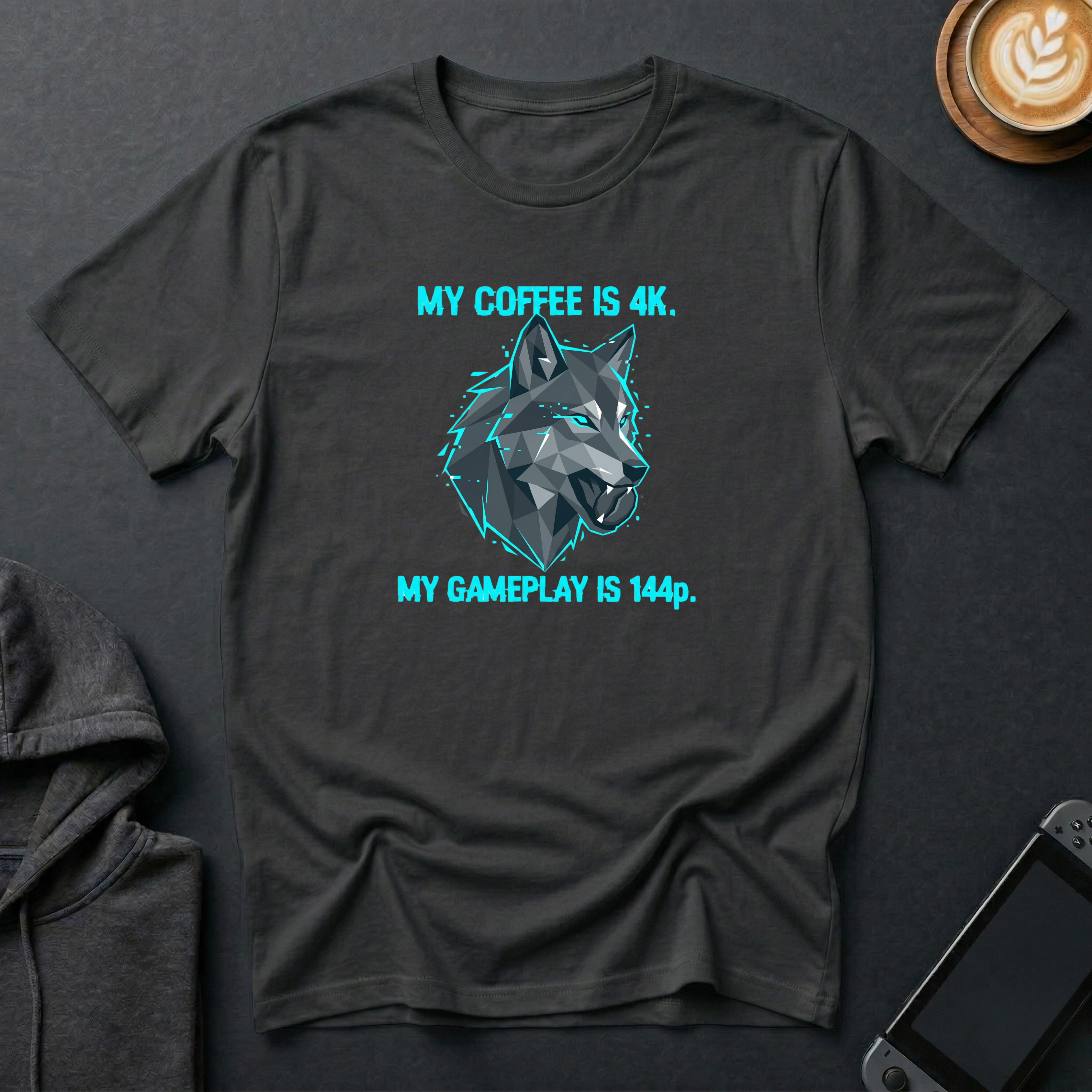Low-Poly Wolf T-Shirt