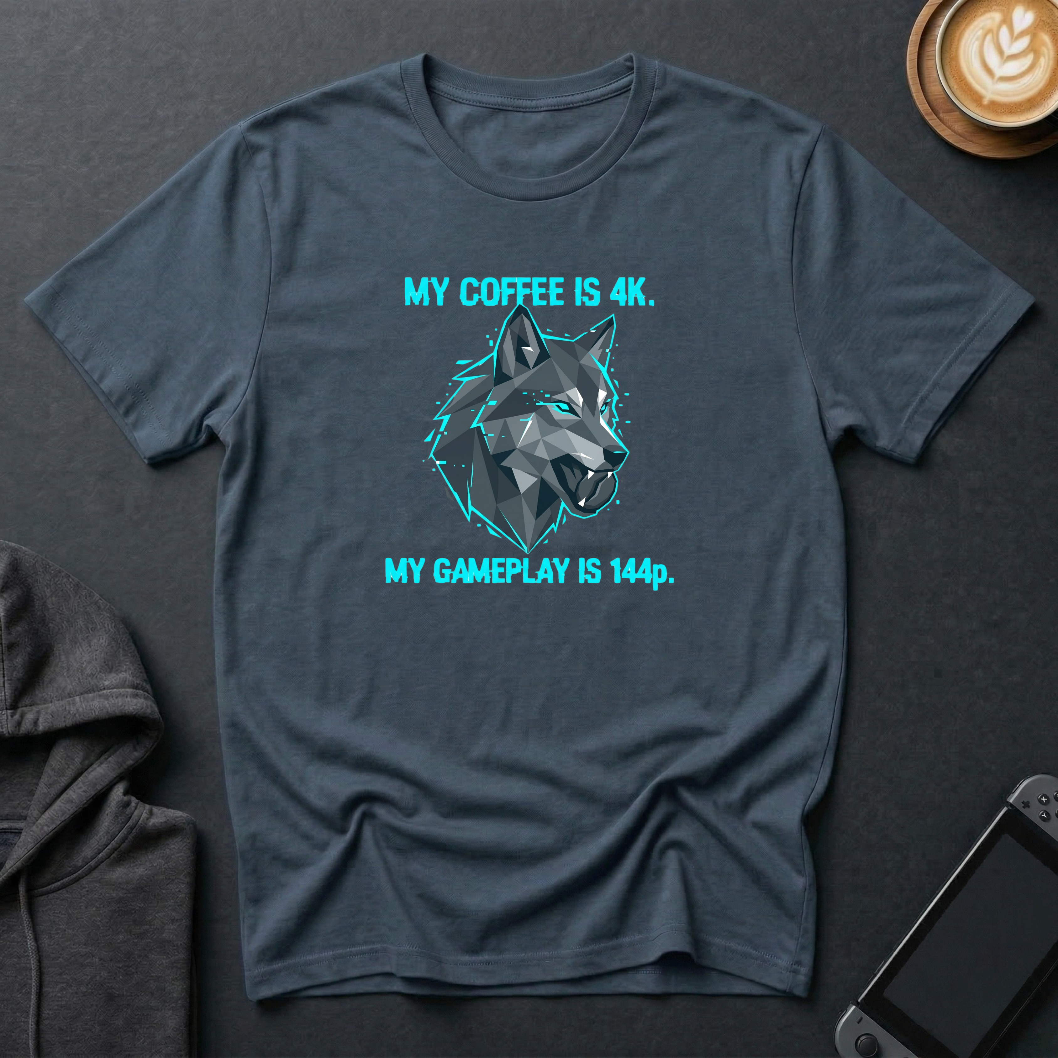 Low-Poly Wolf T-Shirt