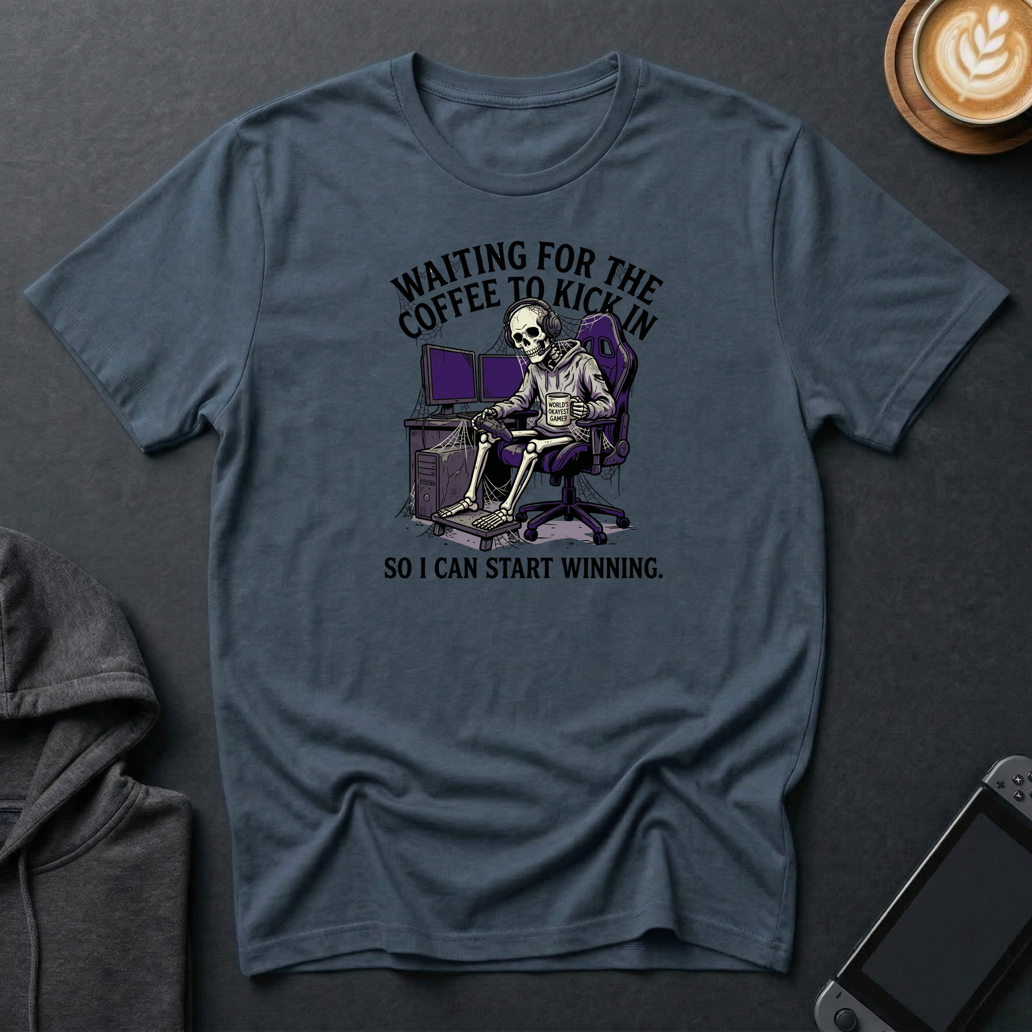 AFK Skeleton (The Eternal Wait) T-Shirt