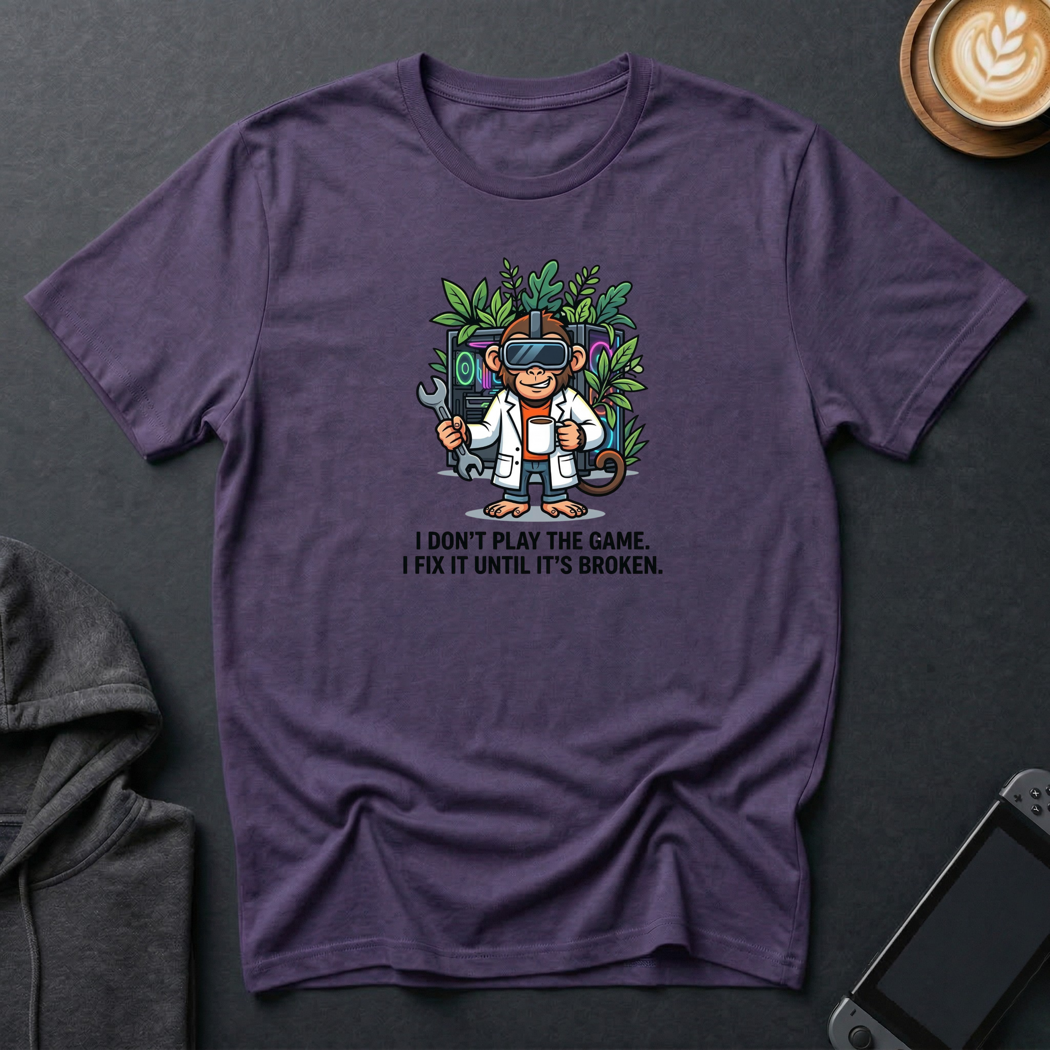 He Mod-It Until It Breaks Monkey T-Shirt