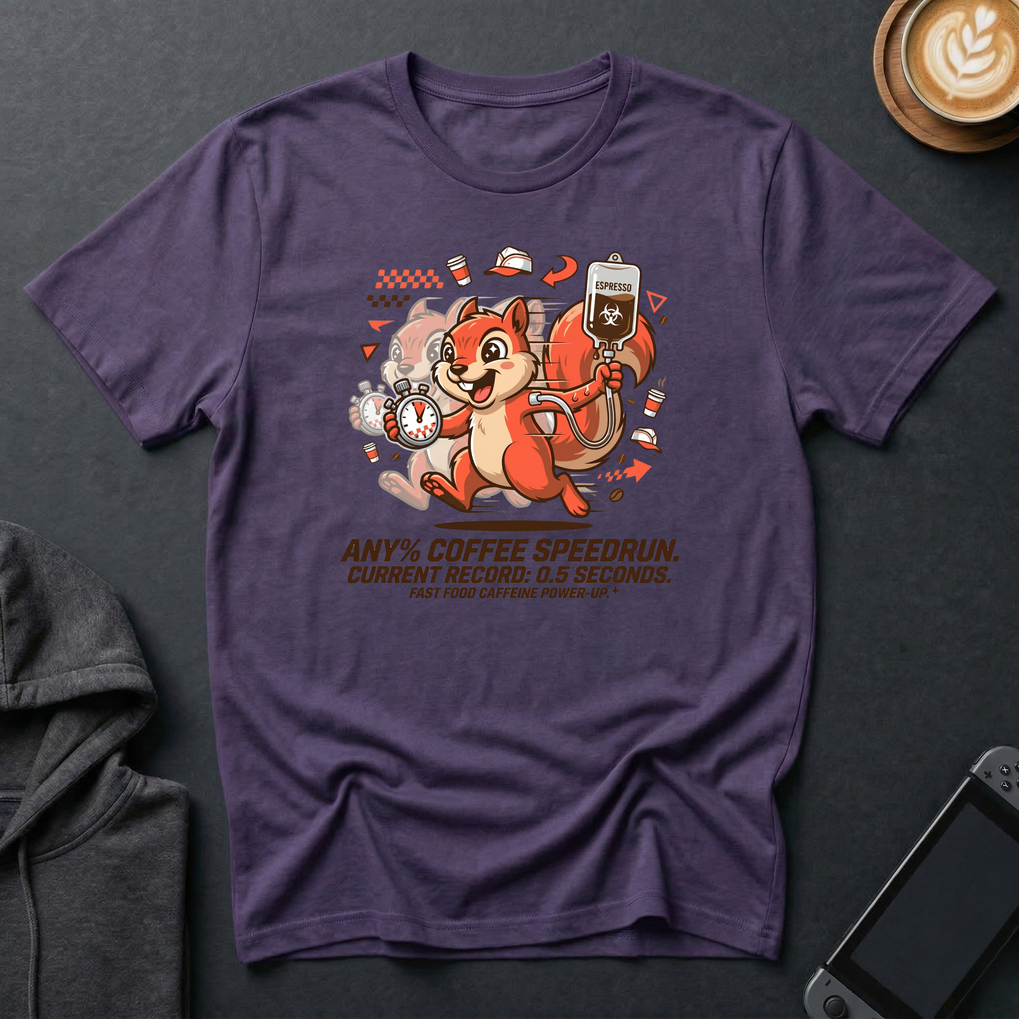 Speed-Run Squirrel T-Shirt