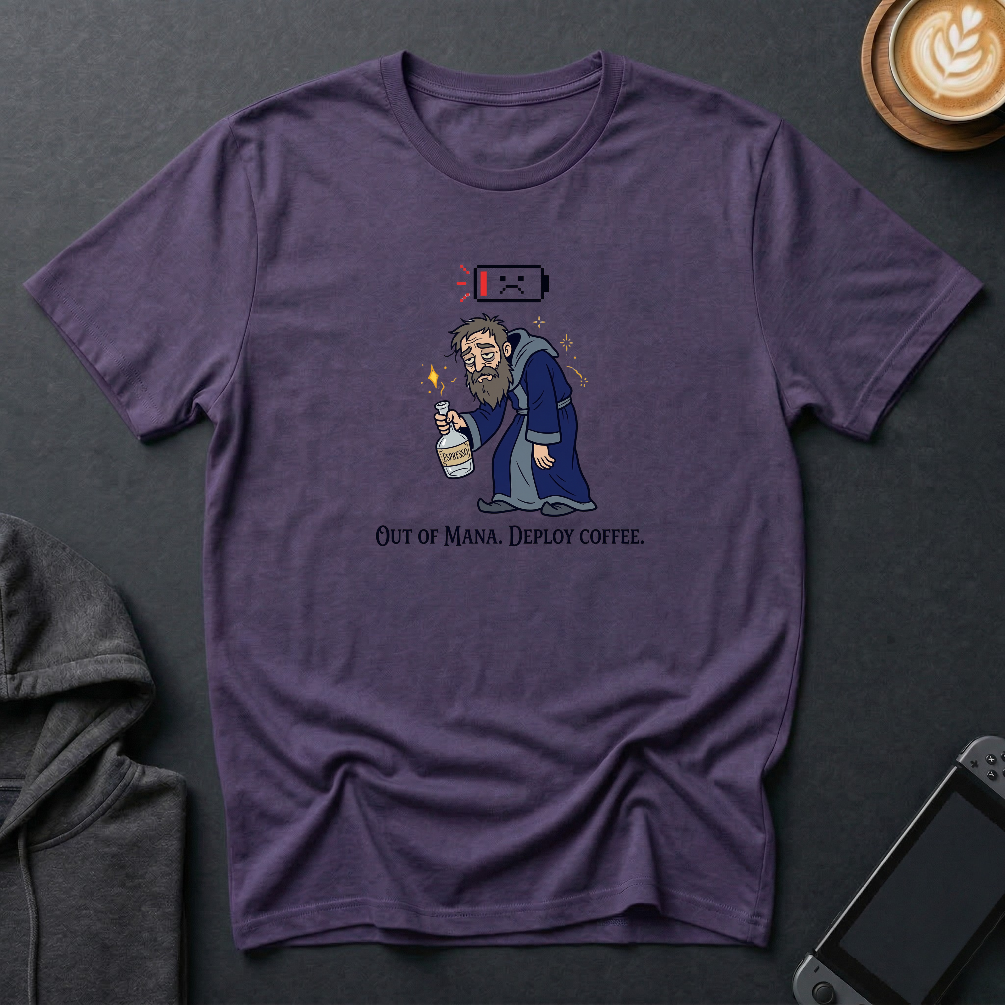 Out of Mana. Deploy Coffee T-Shirt
