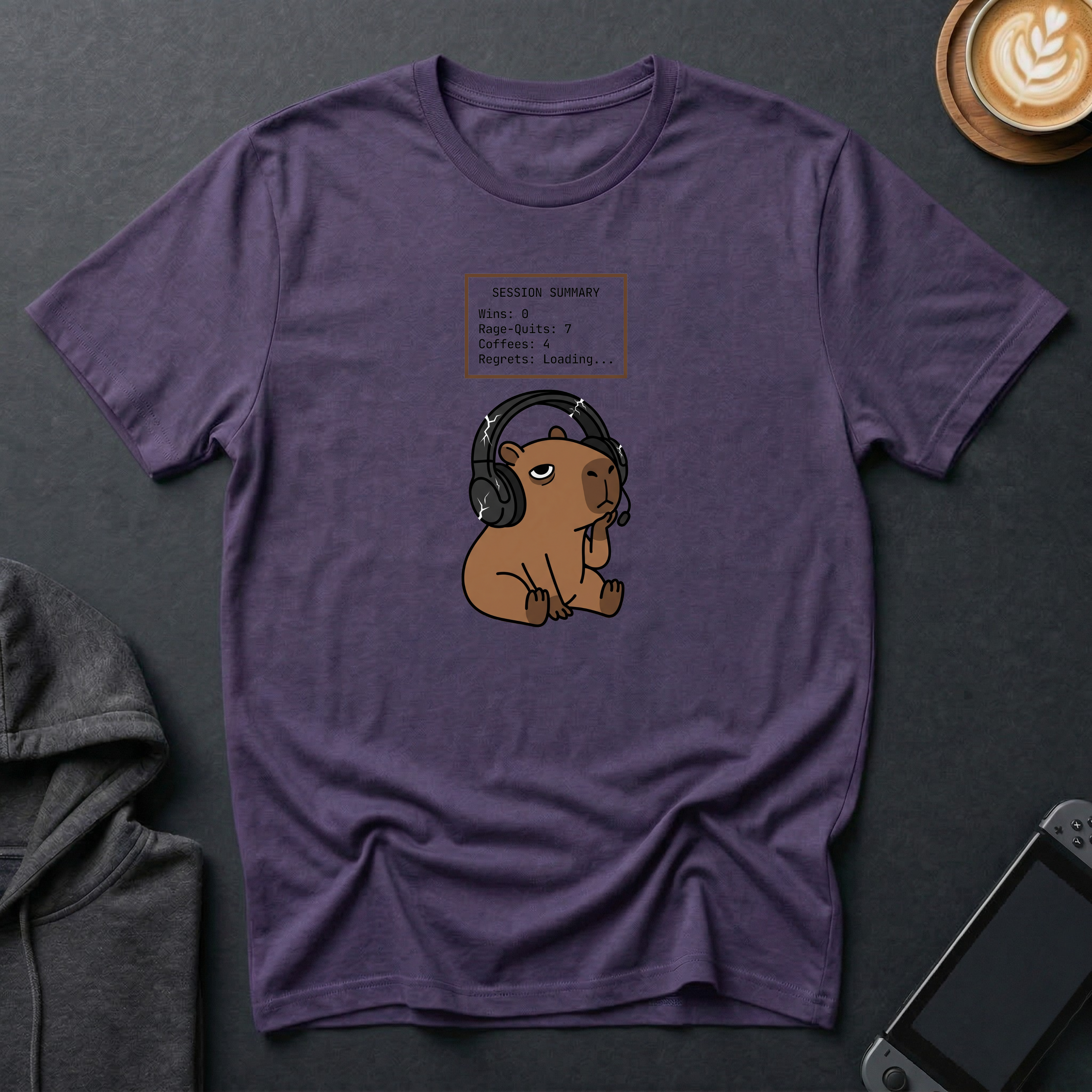 Zero Wins Capybara T-Shirt 