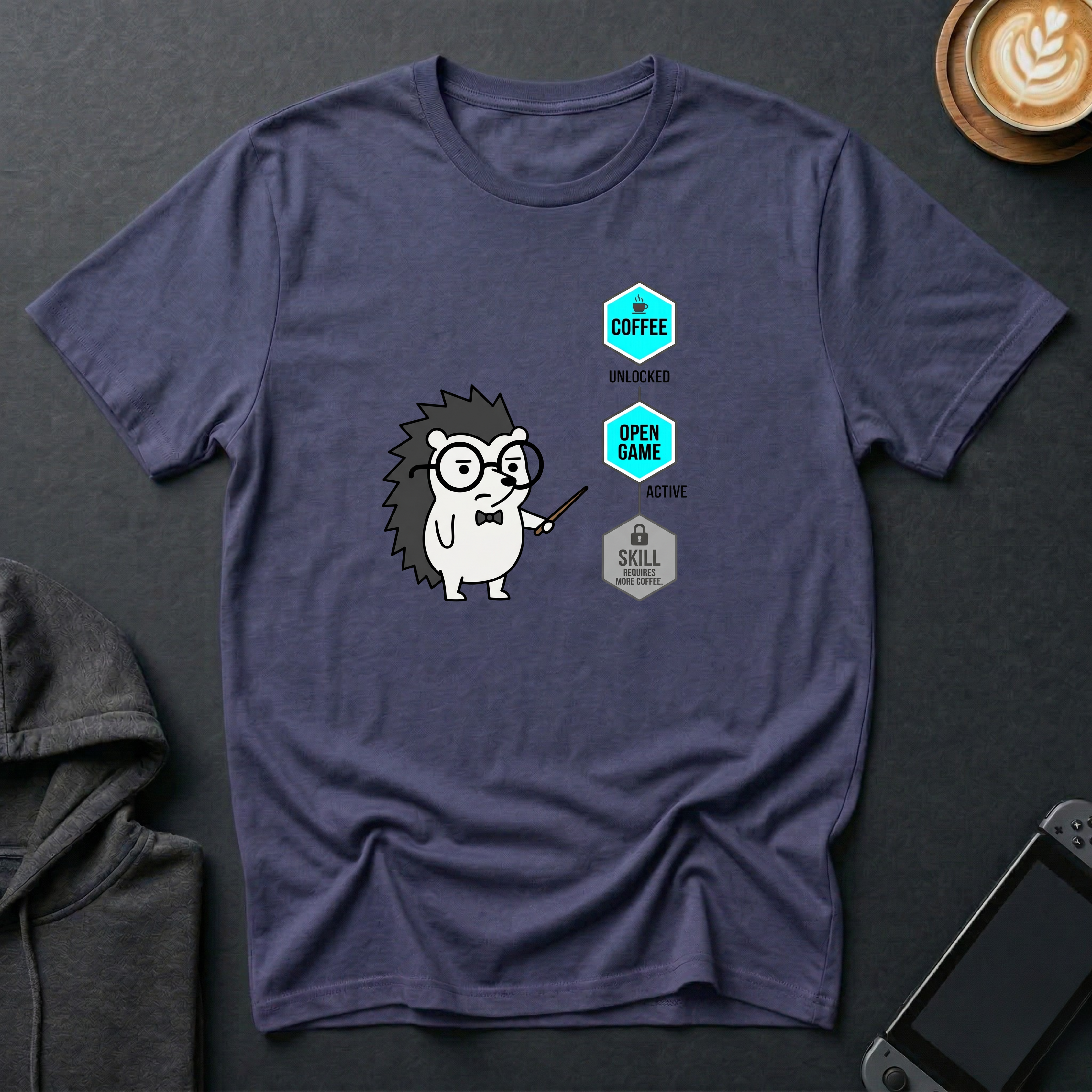Still Locked Hedgehog T-Shirt for men