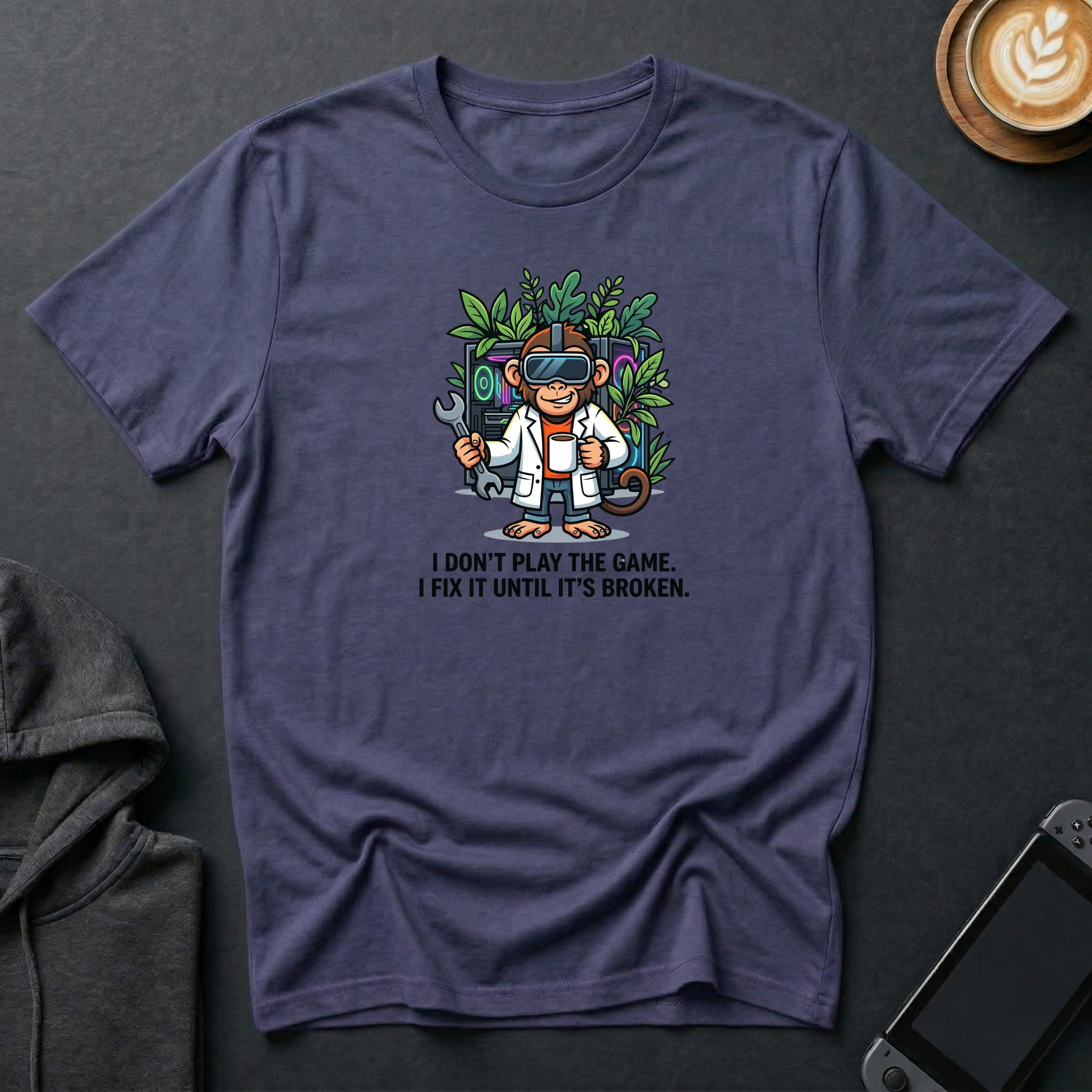 He Mod-It Until It Breaks Monkey T-Shirt