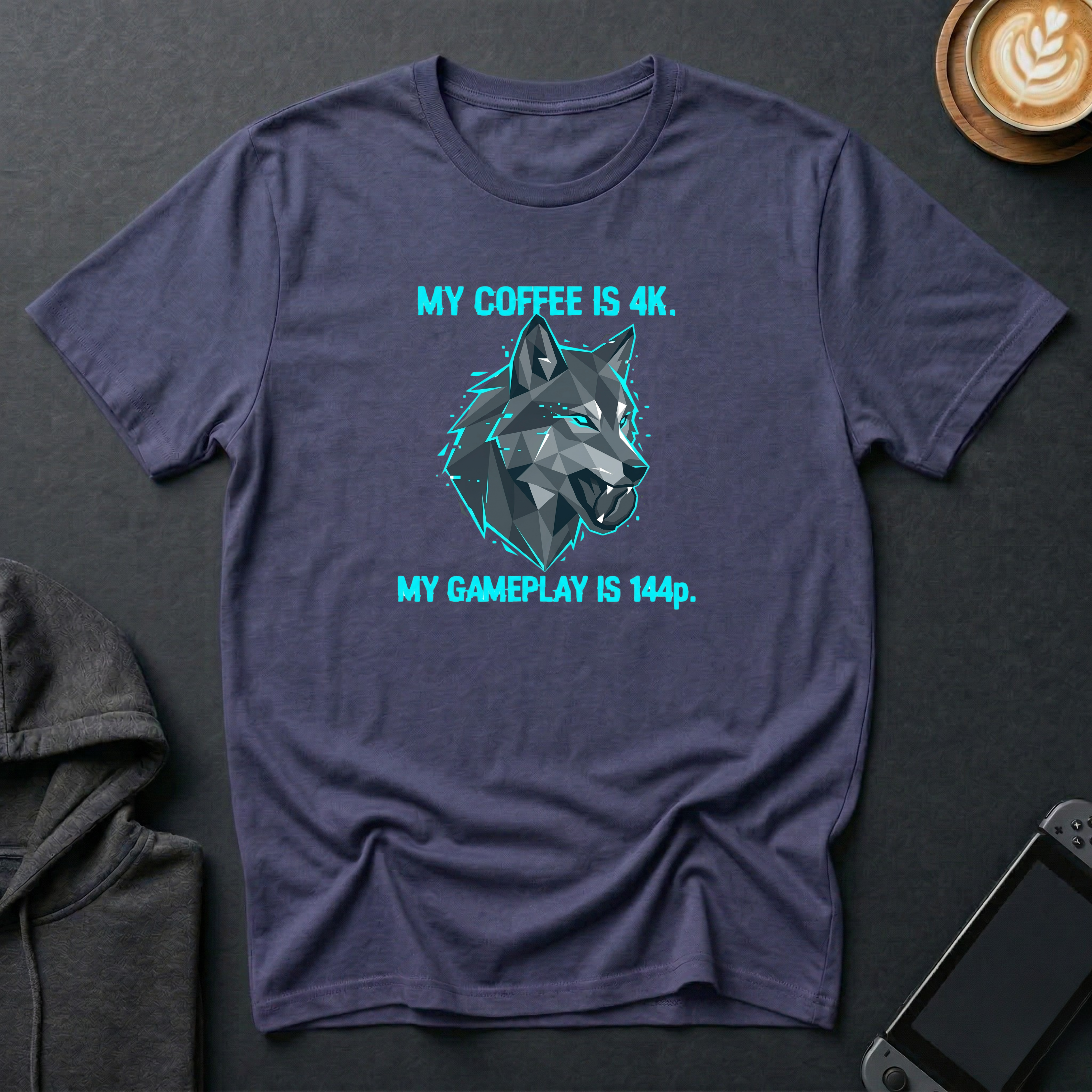 Low-Poly Wolf T-Shirt