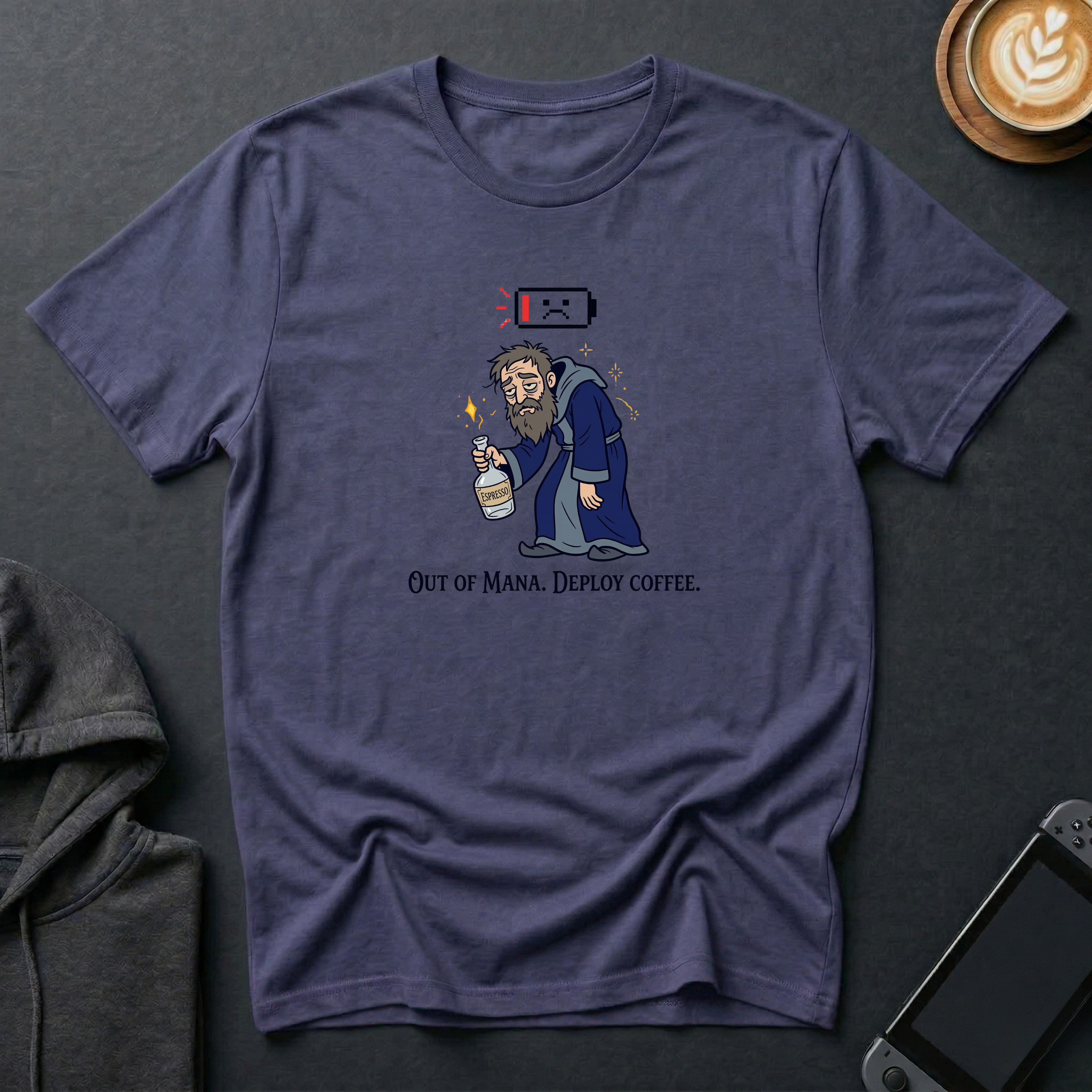 Out of Mana. Deploy Coffee T-Shirt