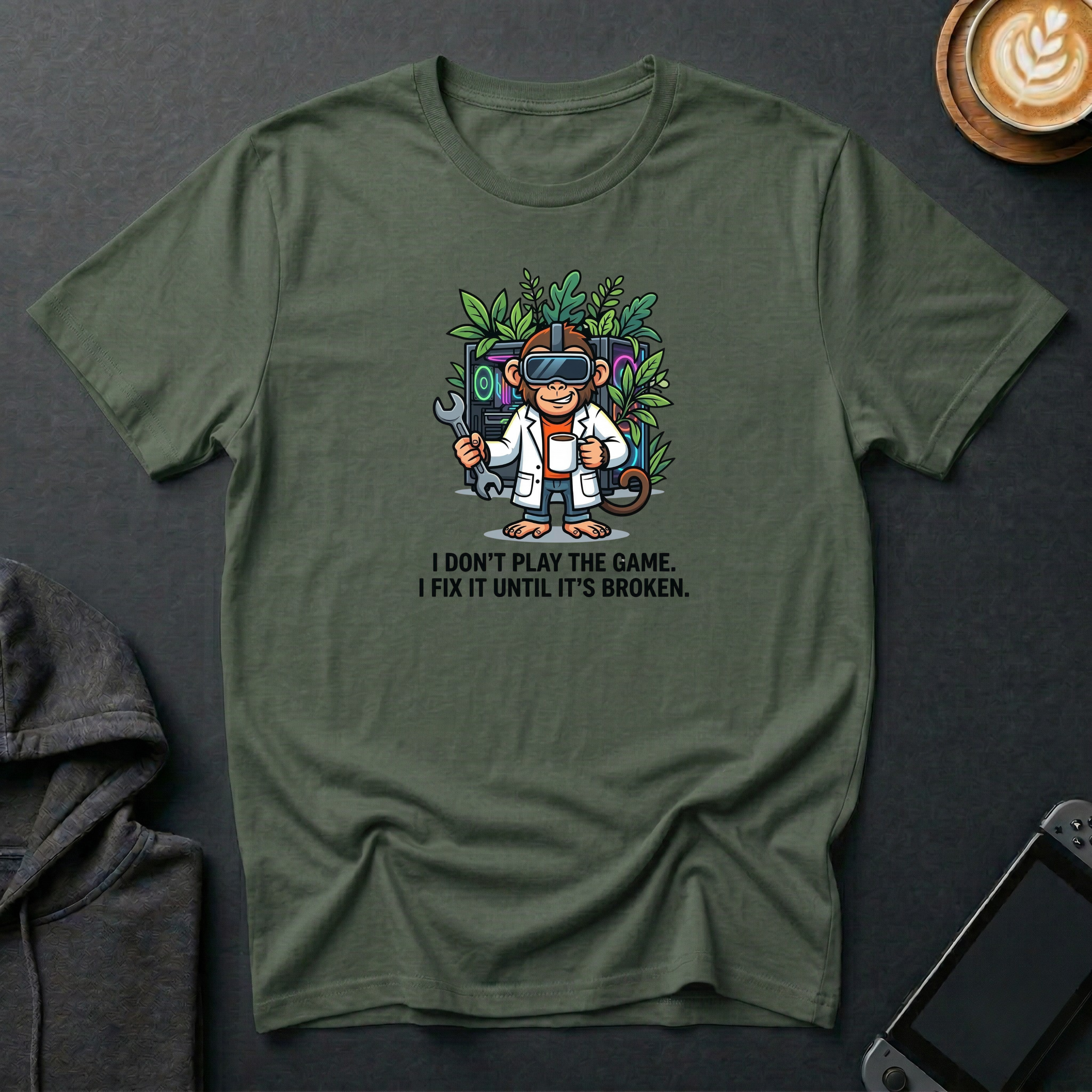 He Mod-It Until It Breaks Monkey T-Shirt