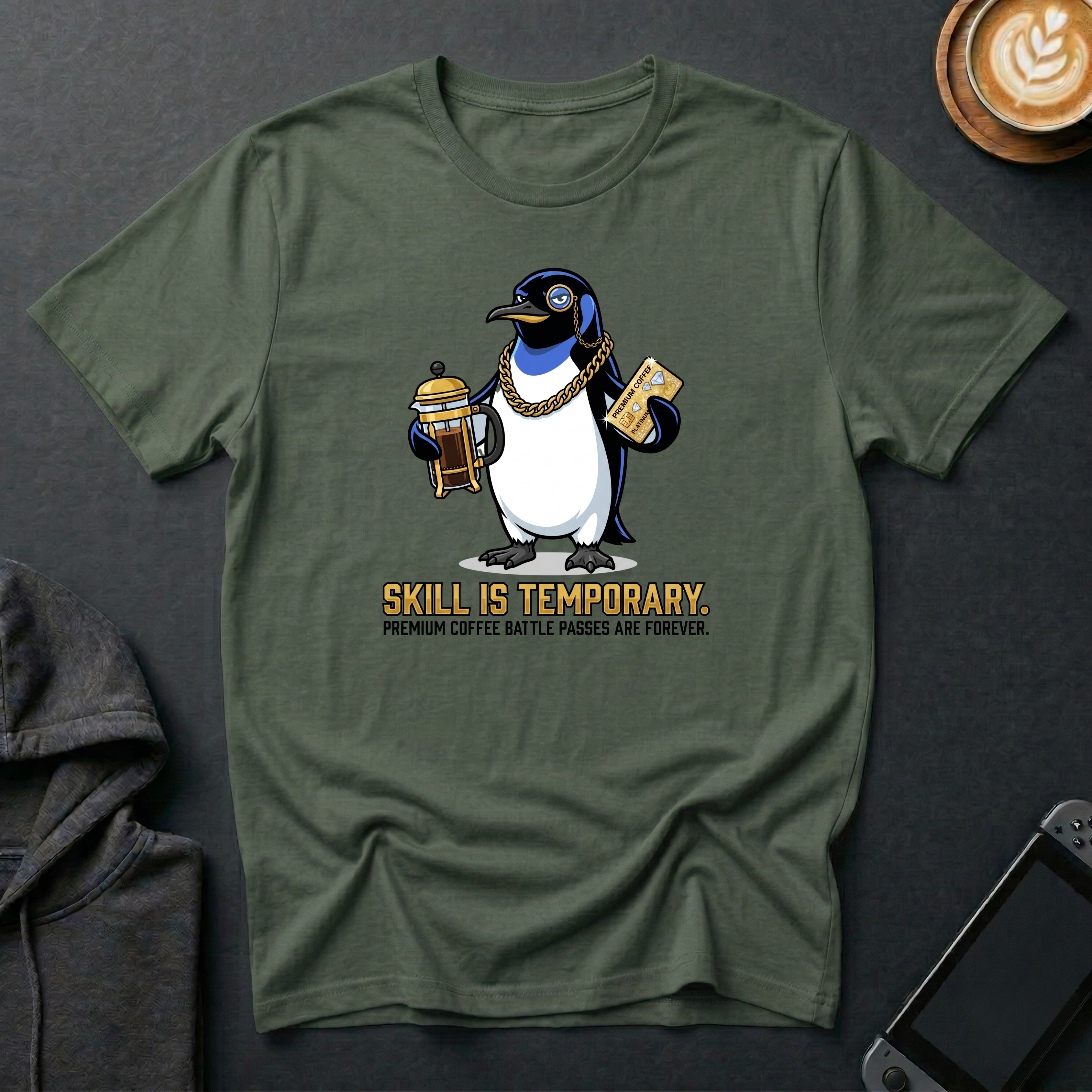Pay-To-Win Penguin T-Shirt