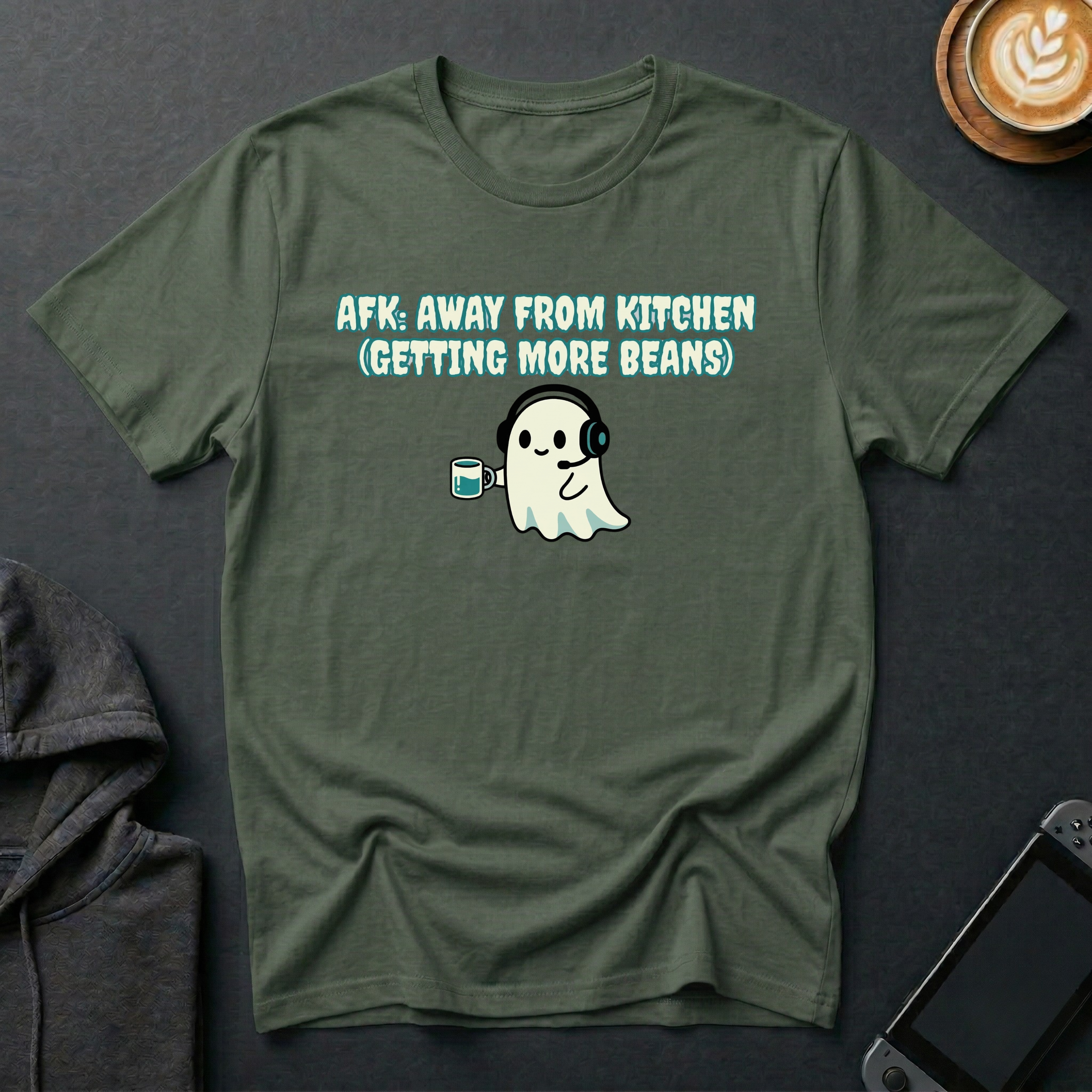 Haunted by Empty Mugs T-Shirt