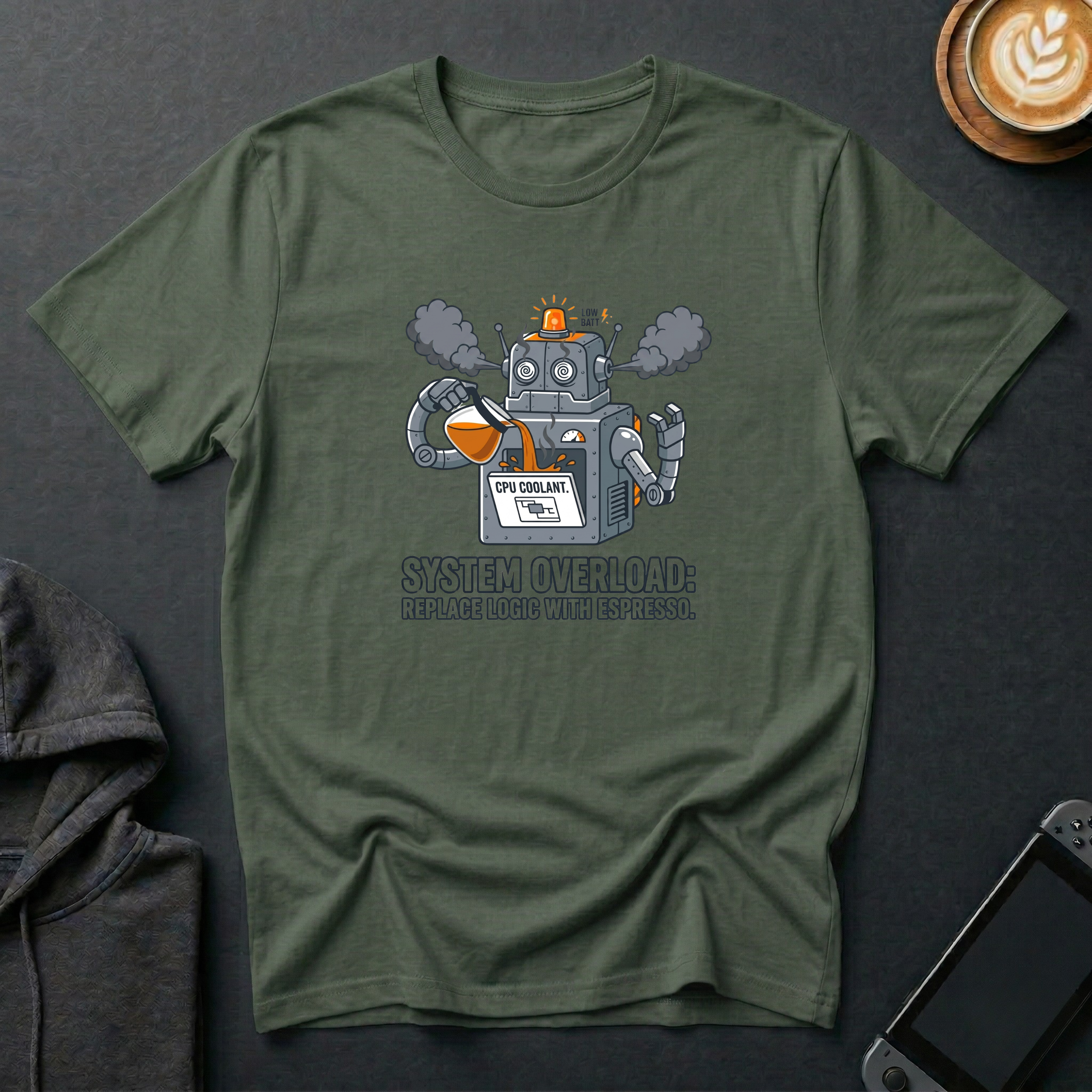 Overheated Robot T-Shirt
