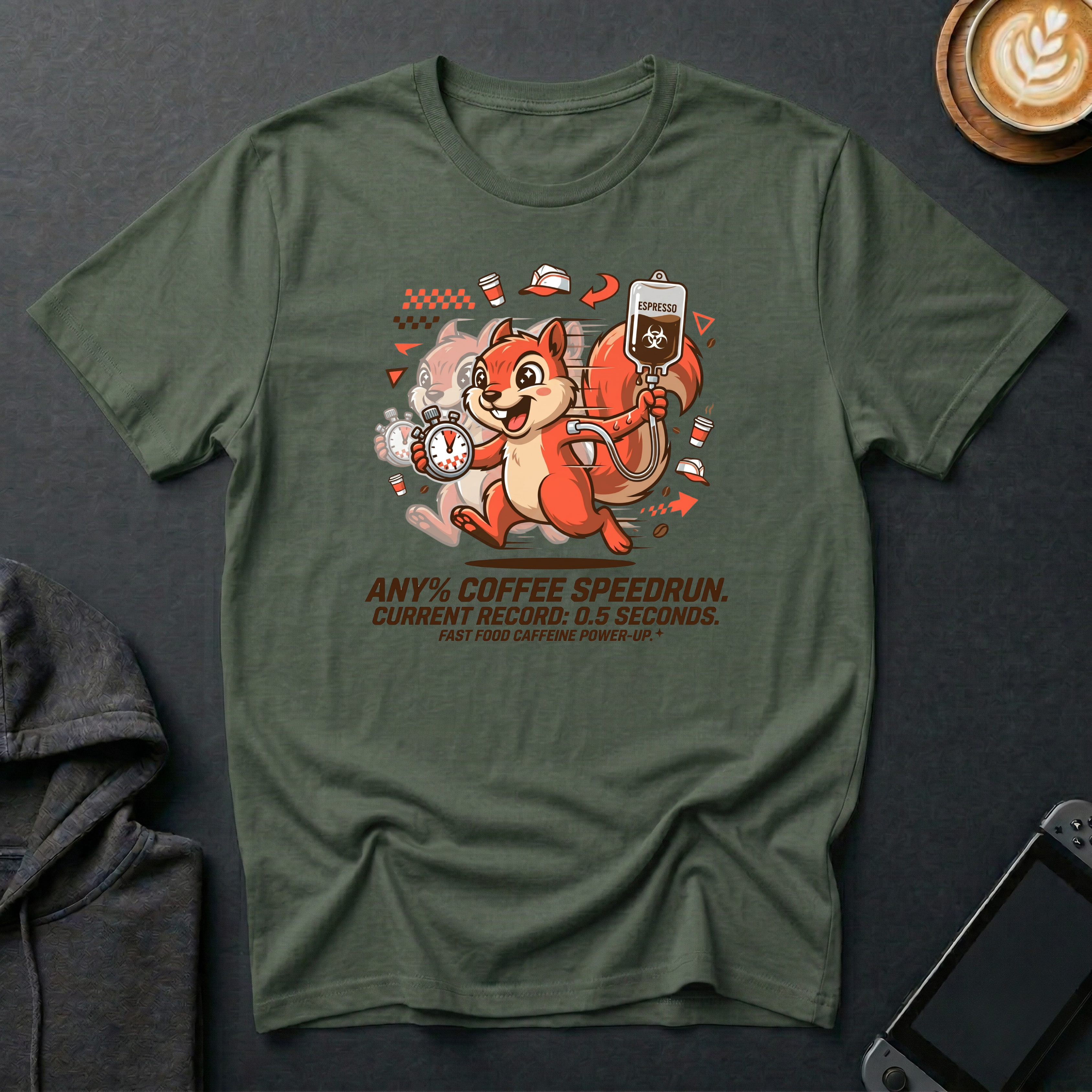 Speed-Run Squirrel T-Shirt