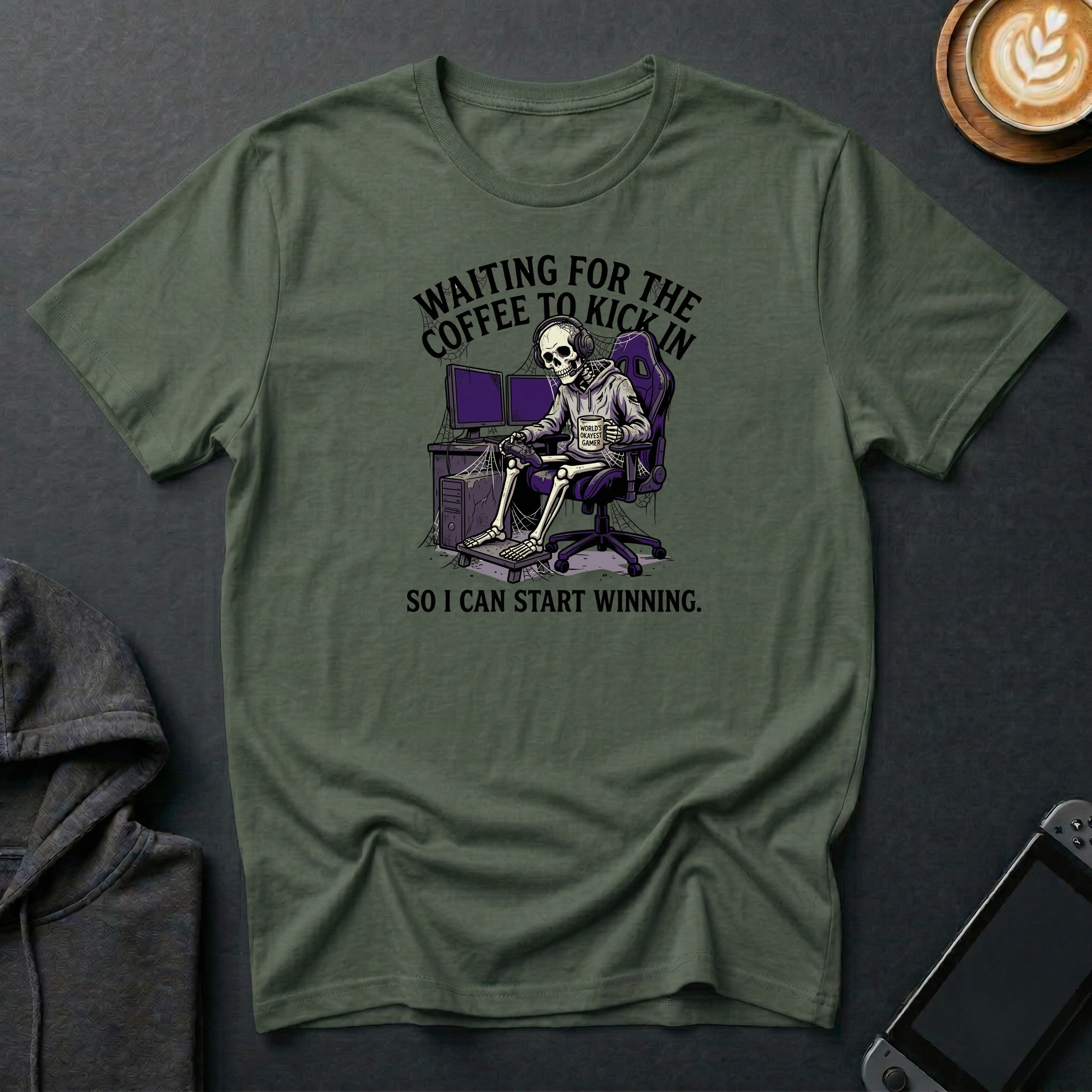 AFK Skeleton (The Eternal Wait) T-Shirt