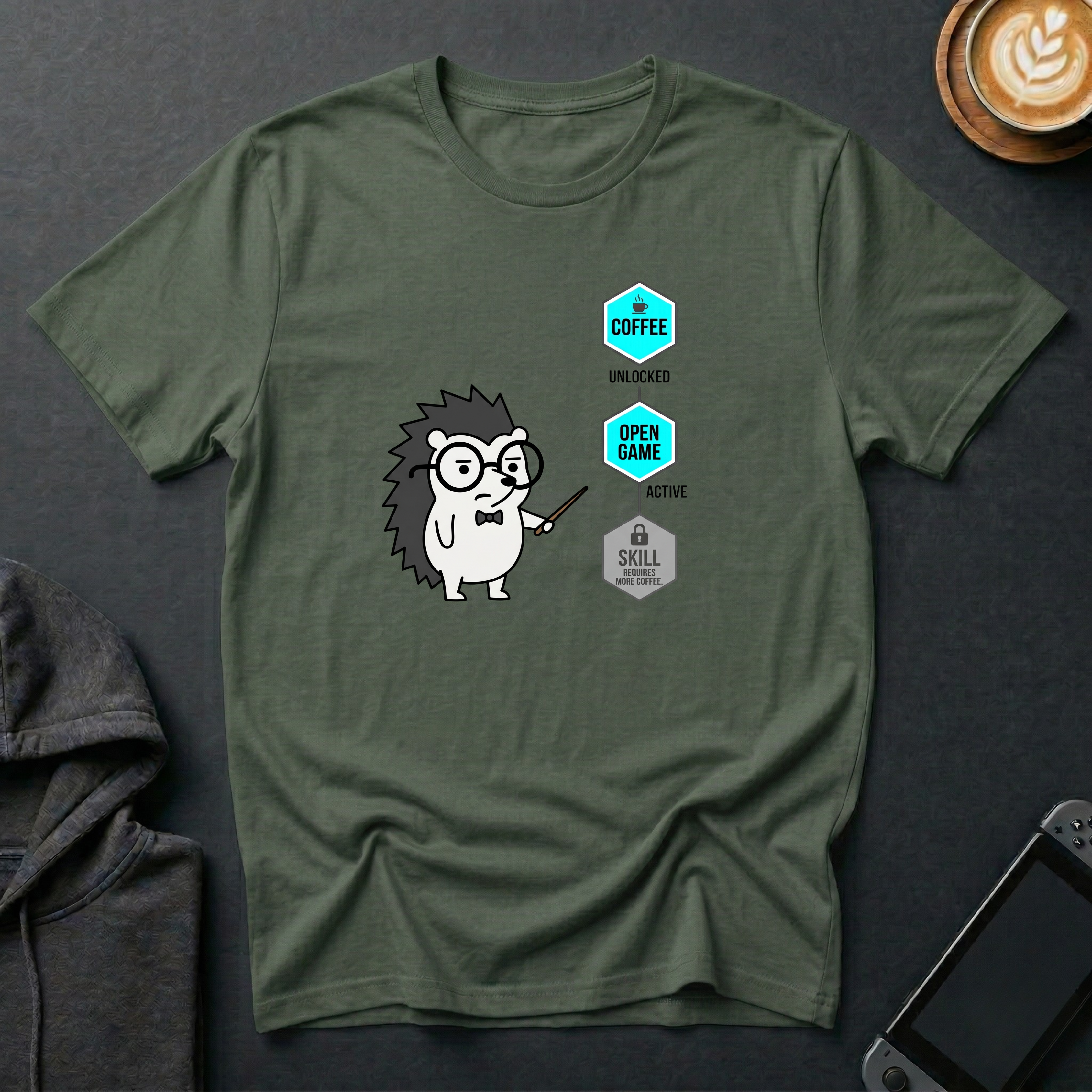 Still Locked Hedgehog T-Shirt for men