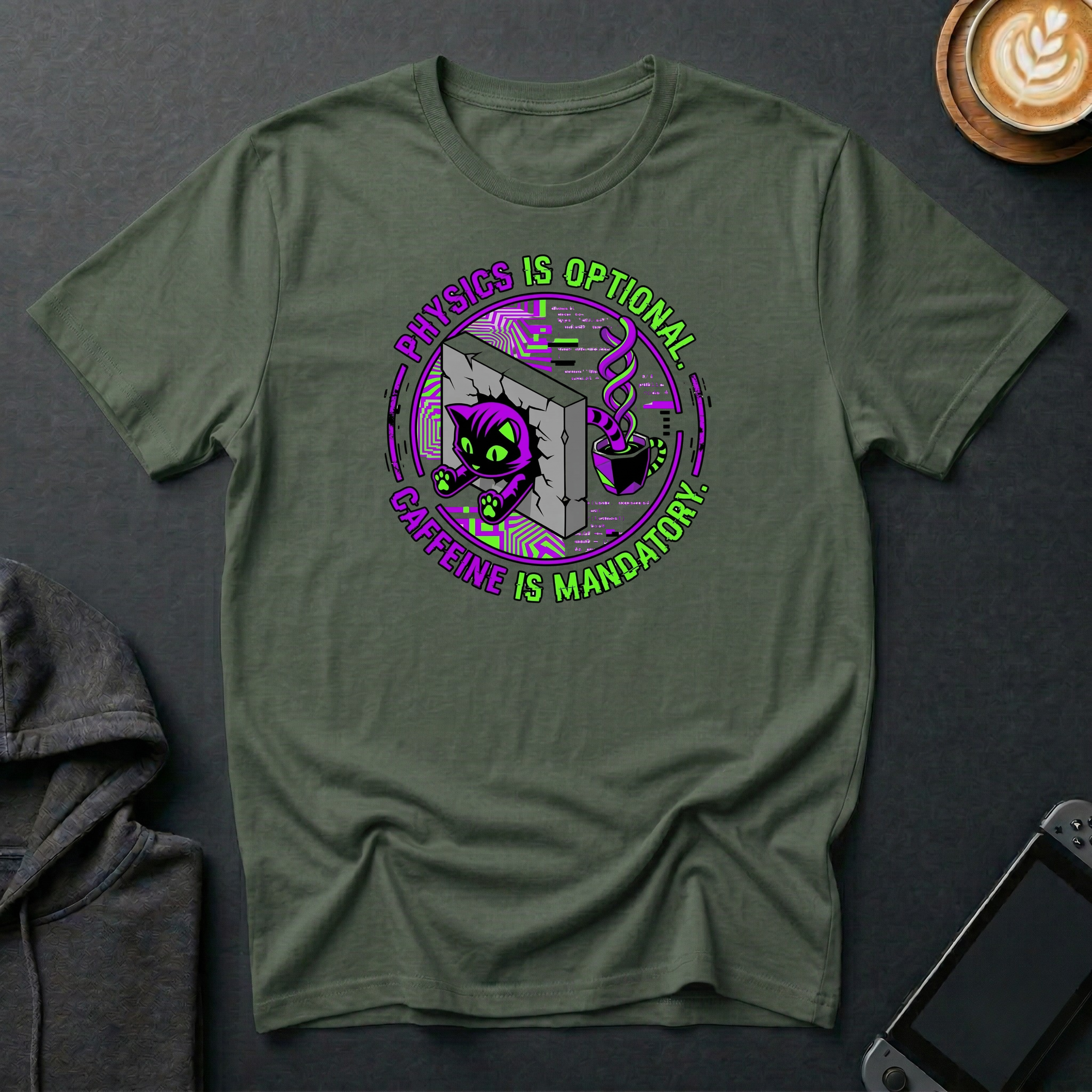 Clipping Cat T-Shirt