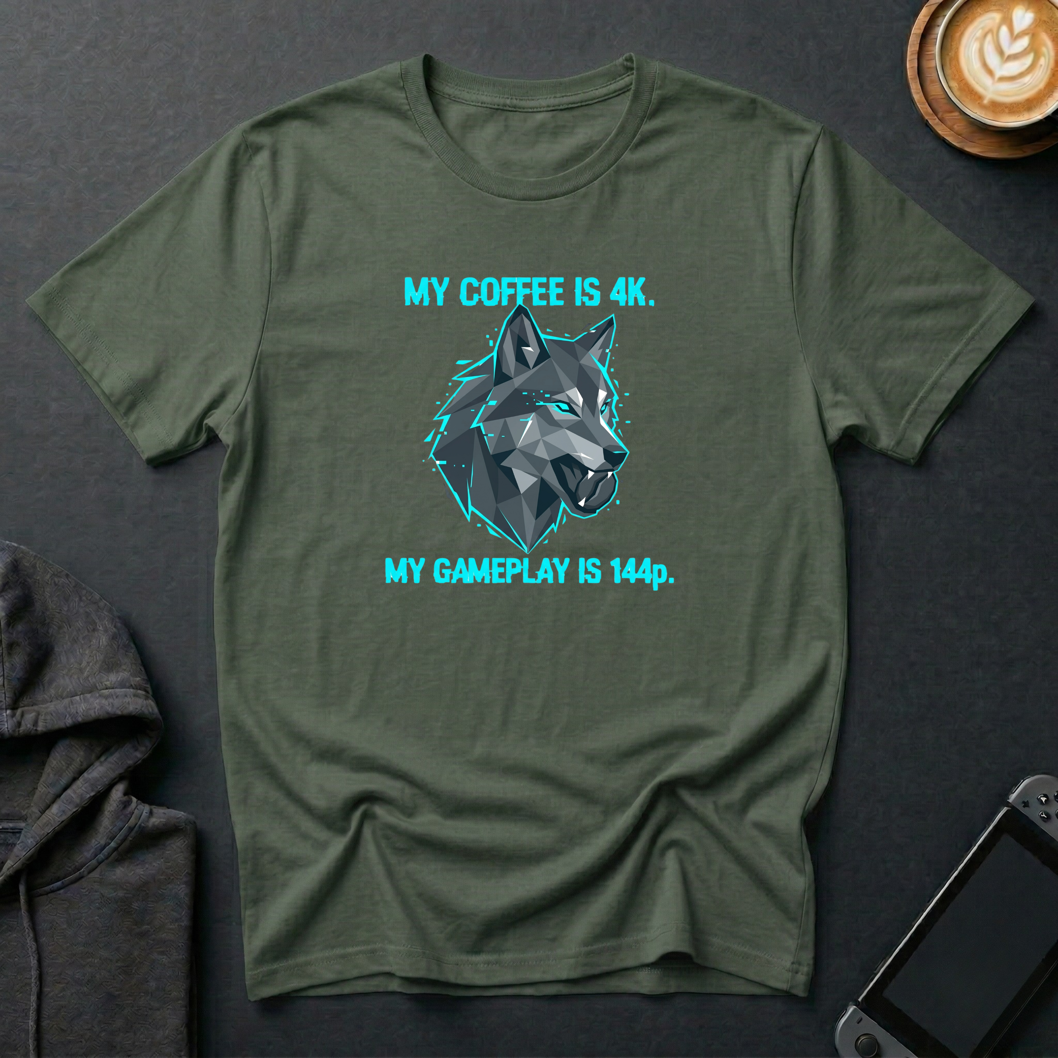 Low-Poly Wolf T-Shirt