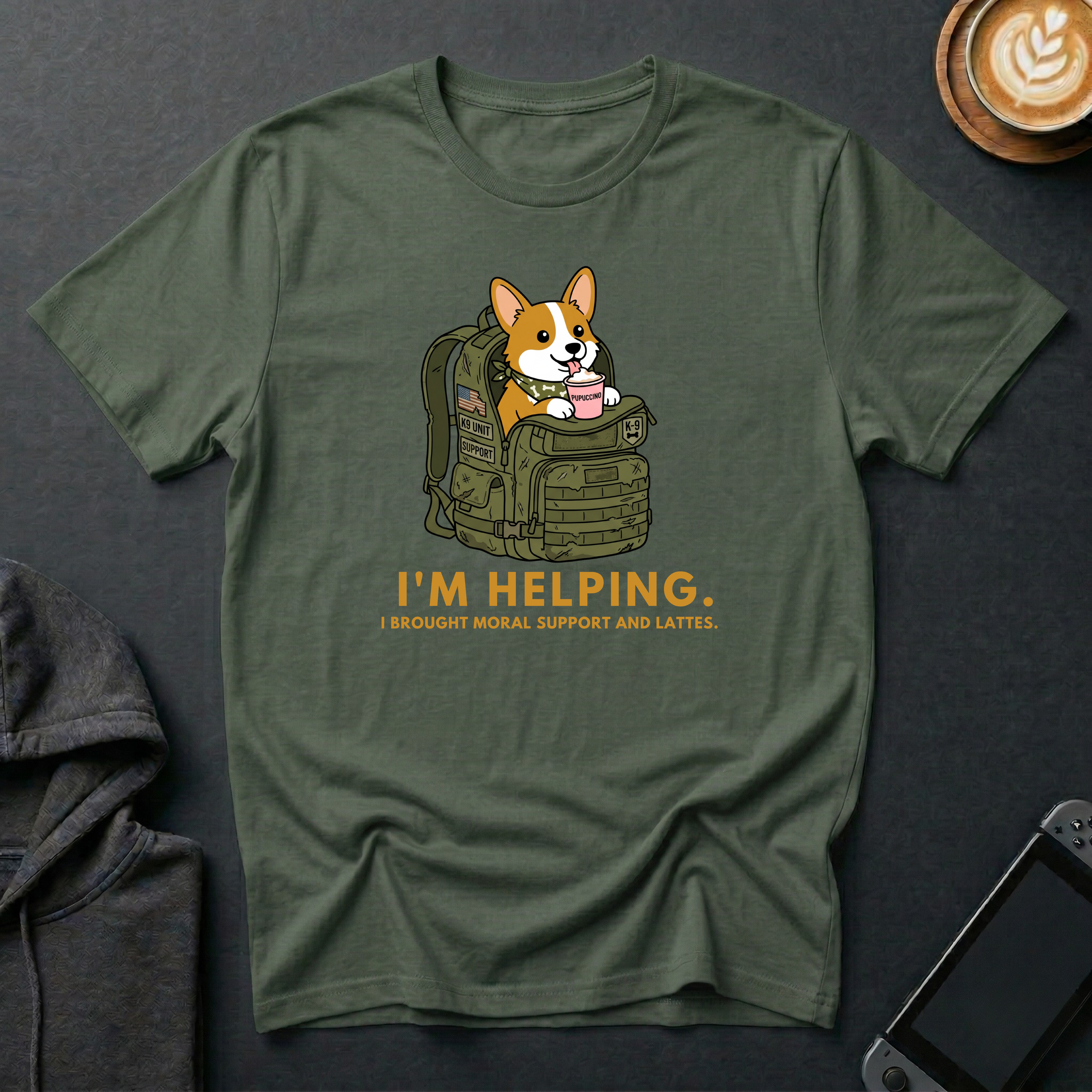 Co-Op Corgi T-Shirt Graphic for men