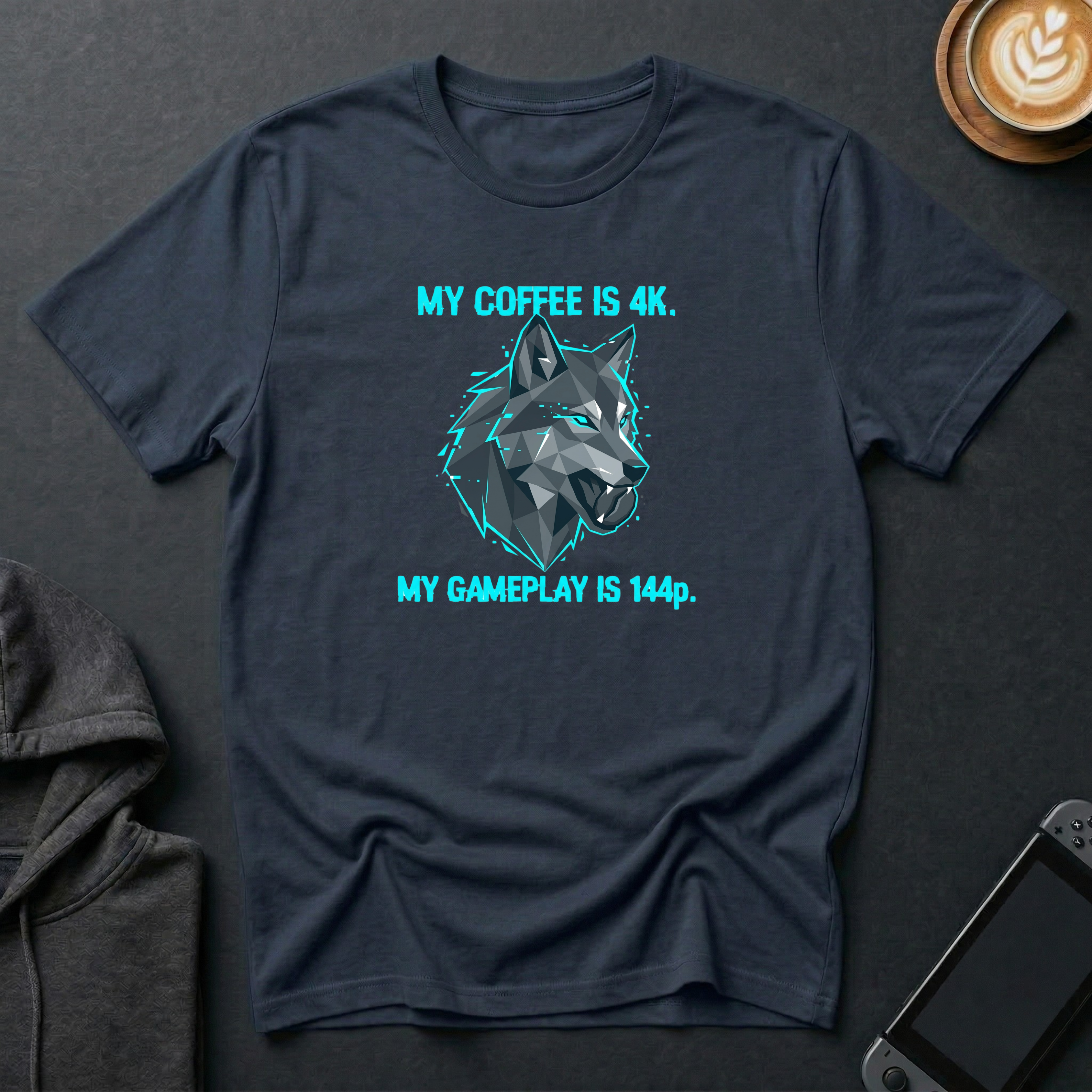 Low-Poly Wolf T-Shirt