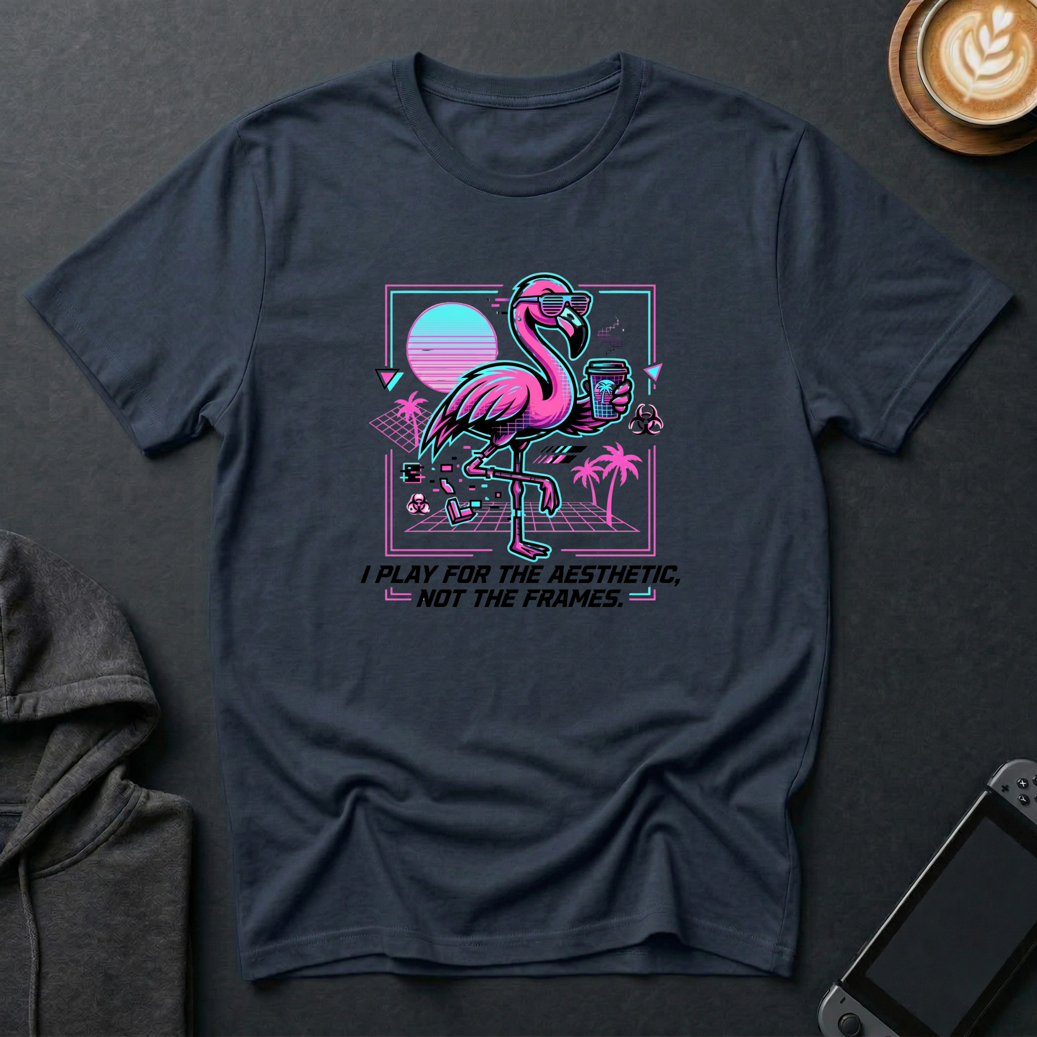 Frame-Drop Flamingo T-Shirt