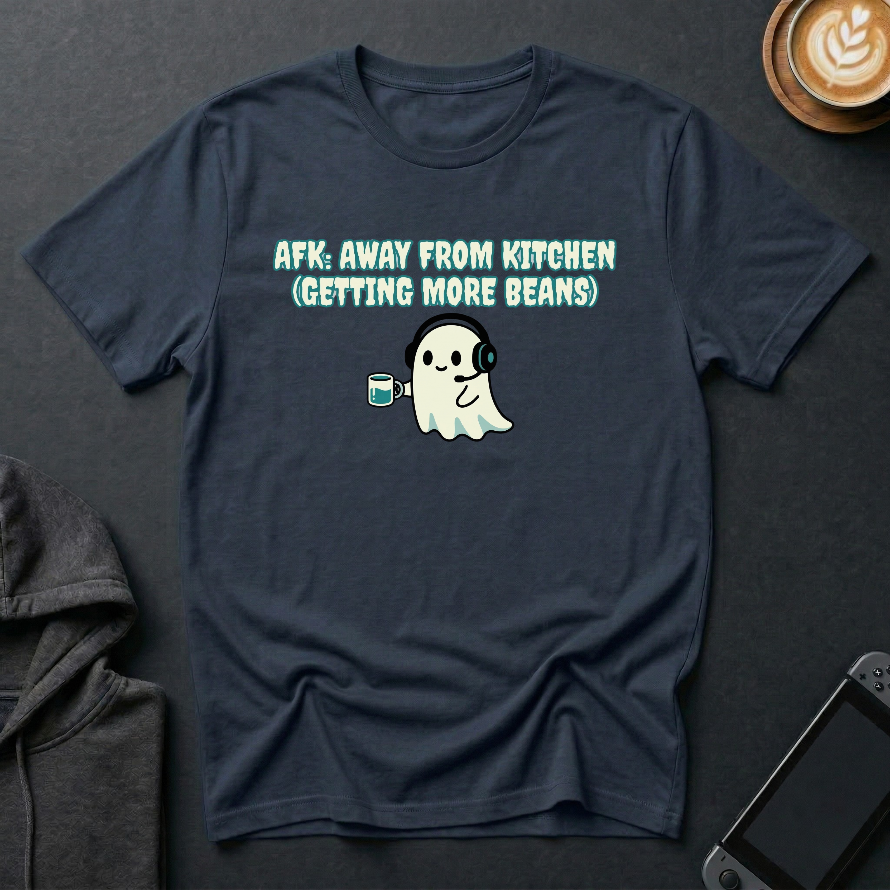 Haunted by Empty Mugs T-Shirt