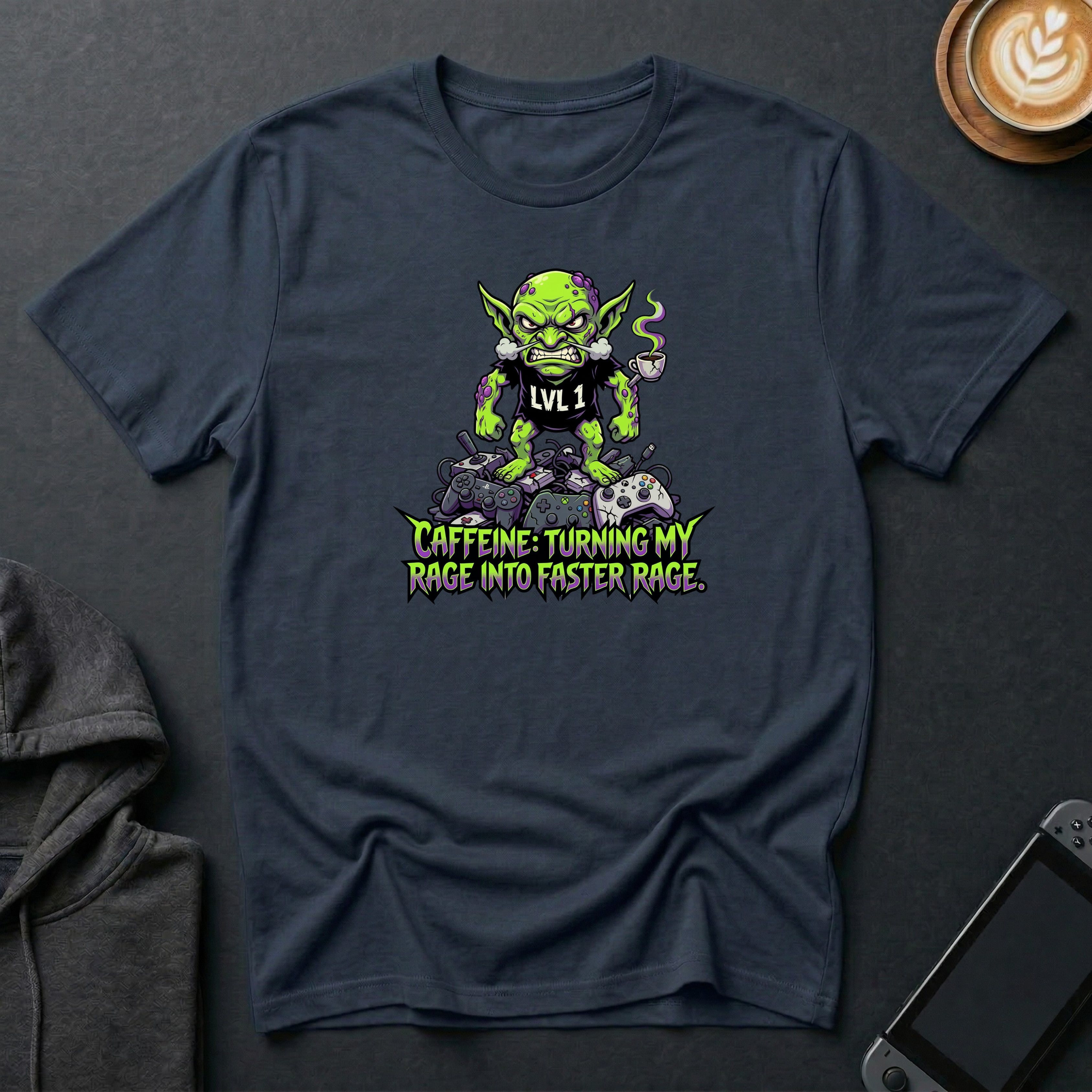 Caffeinated Chaos Mode T-Shirt