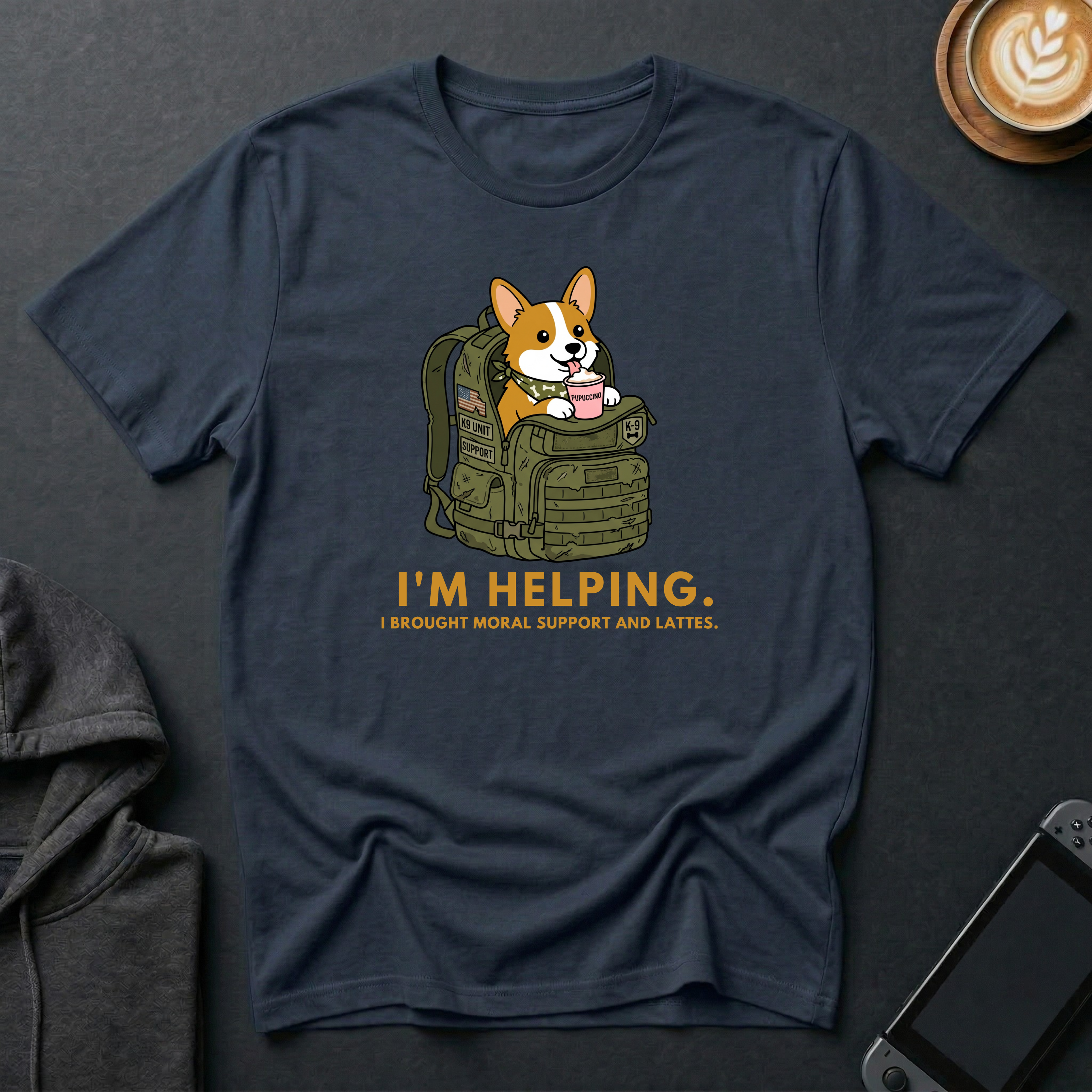 Co-Op Corgi T-Shirt Graphic for men
