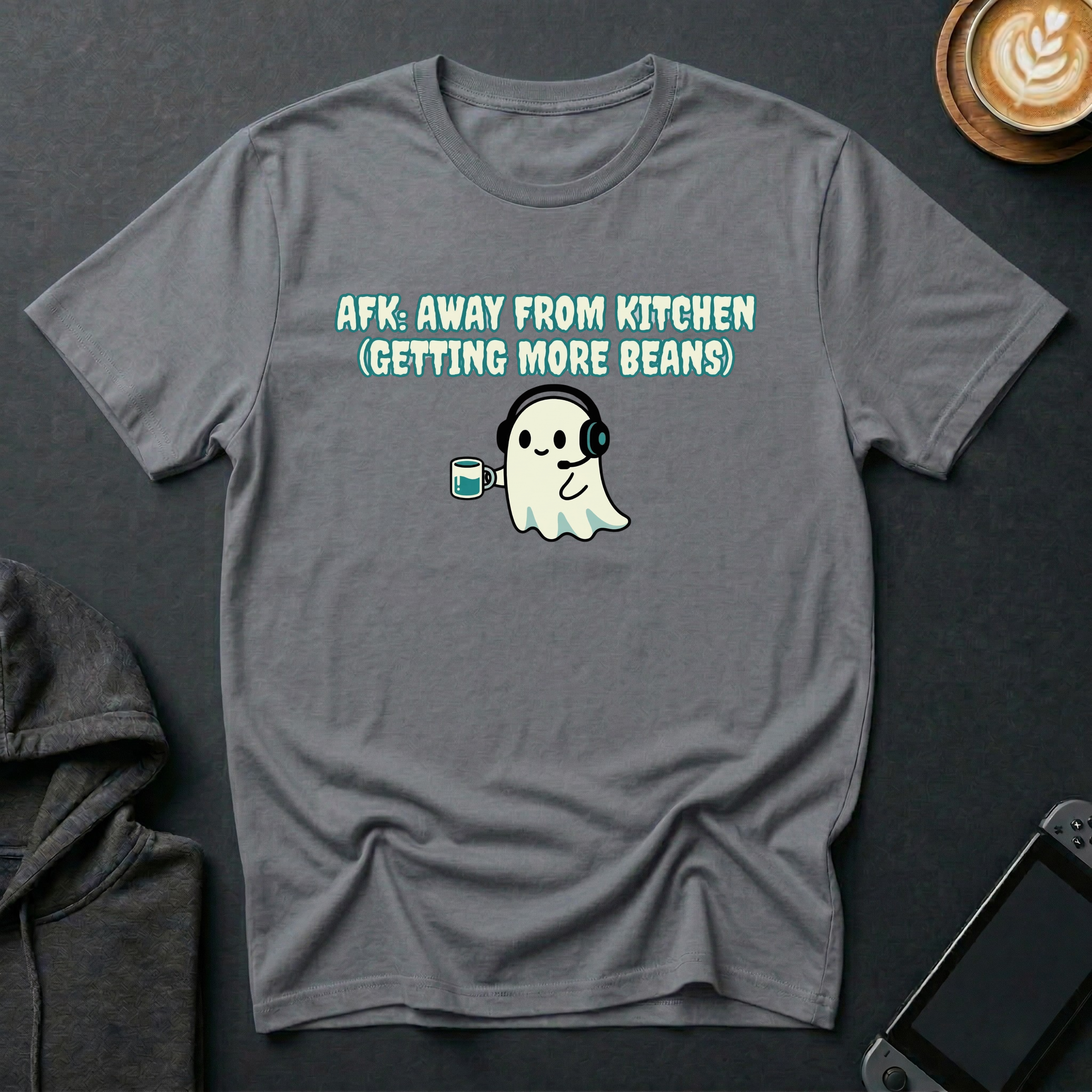 Haunted by Empty Mugs T-Shirt