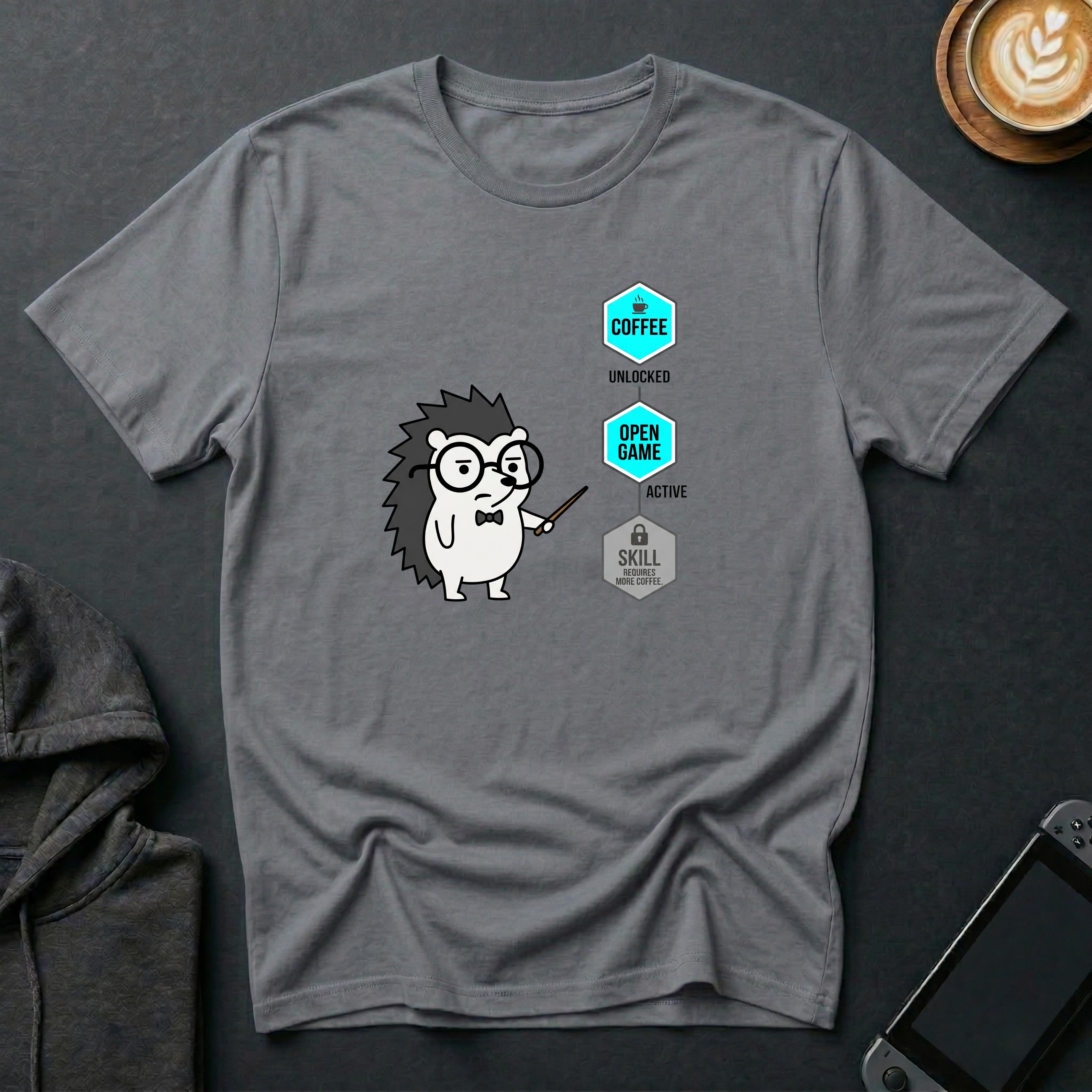 Still Locked Hedgehog T-Shirt for men