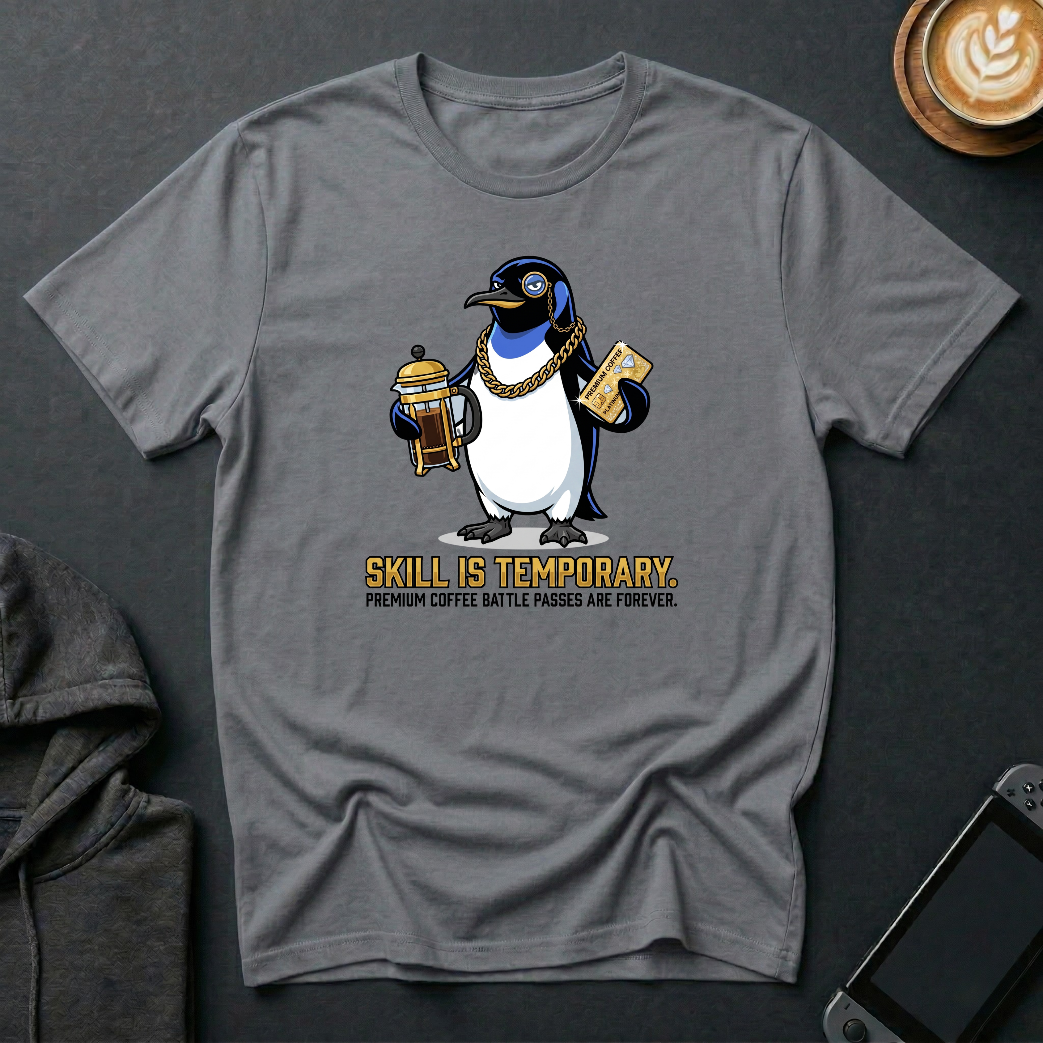 Pay-To-Win Penguin T-Shirt