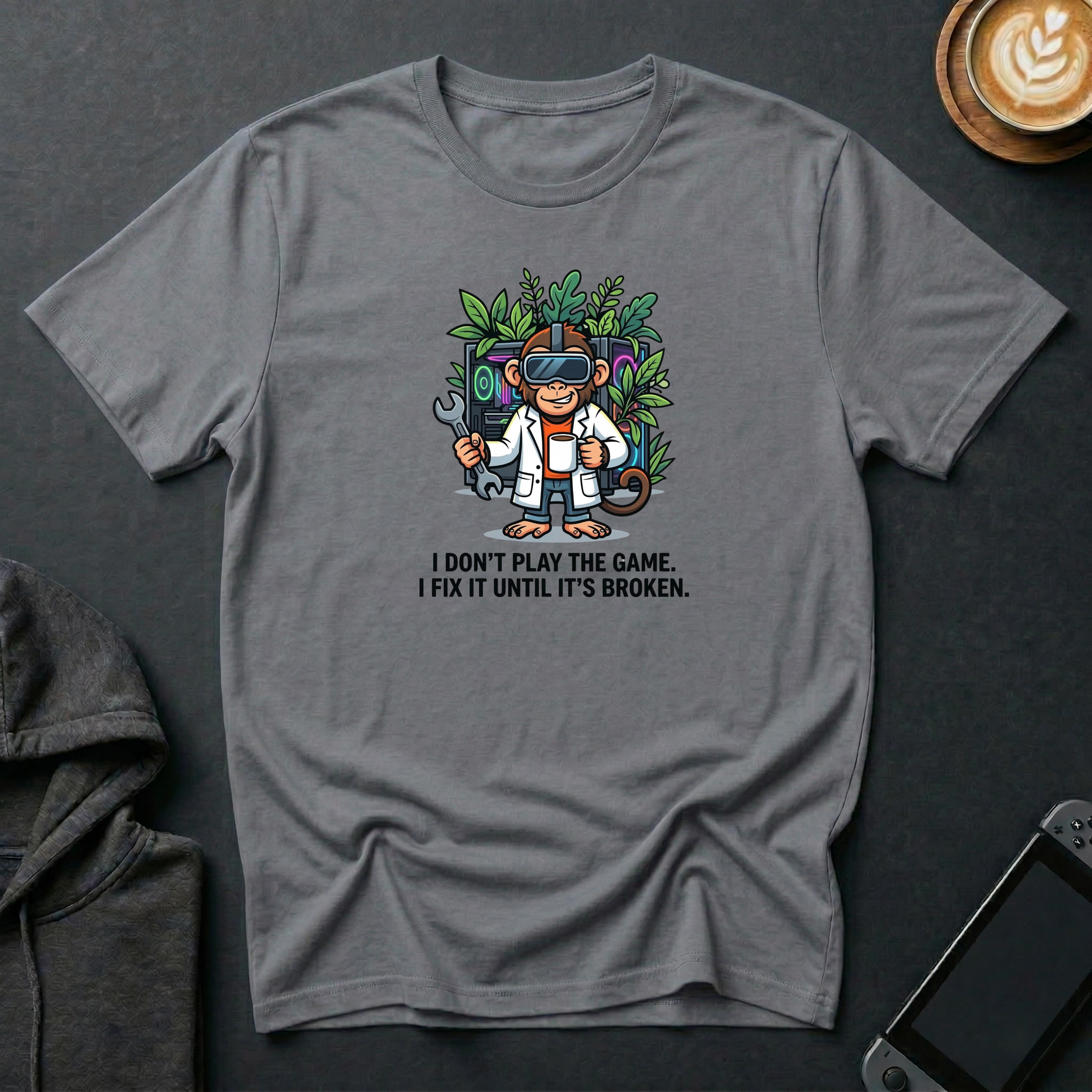 He Mod-It Until It Breaks Monkey T-Shirt