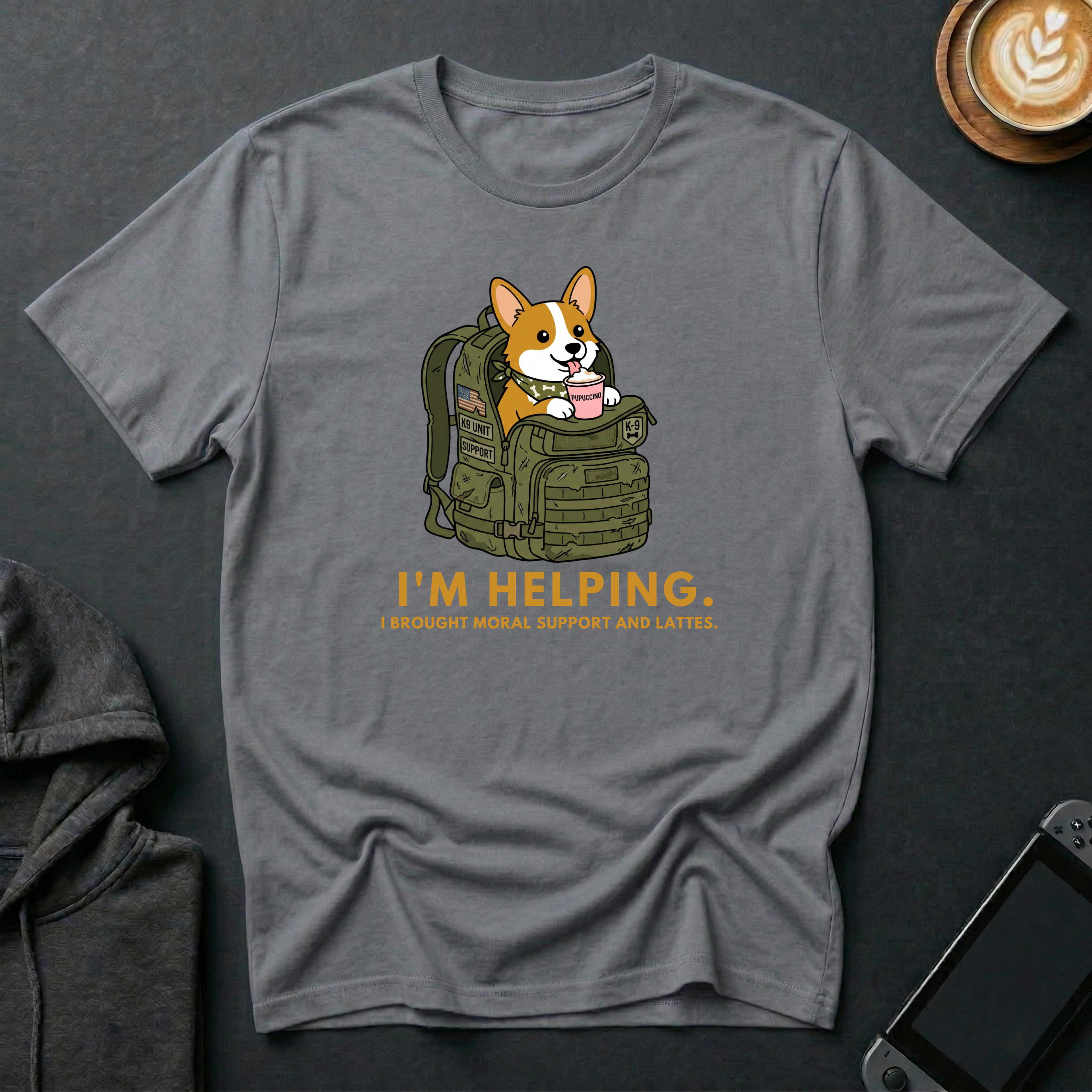 Co-Op Corgi T-Shirt Graphic for men