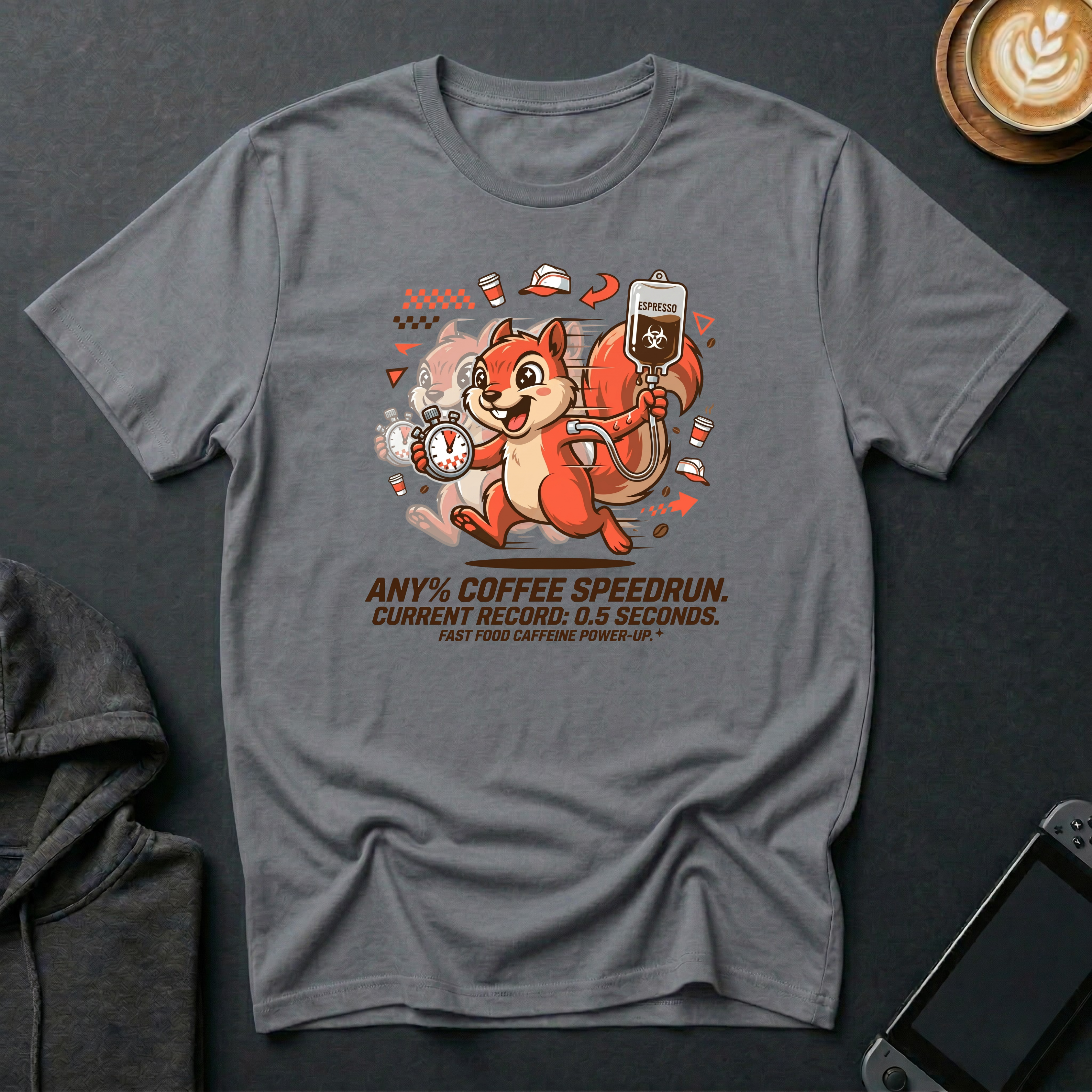 Speed-Run Squirrel T-Shirt