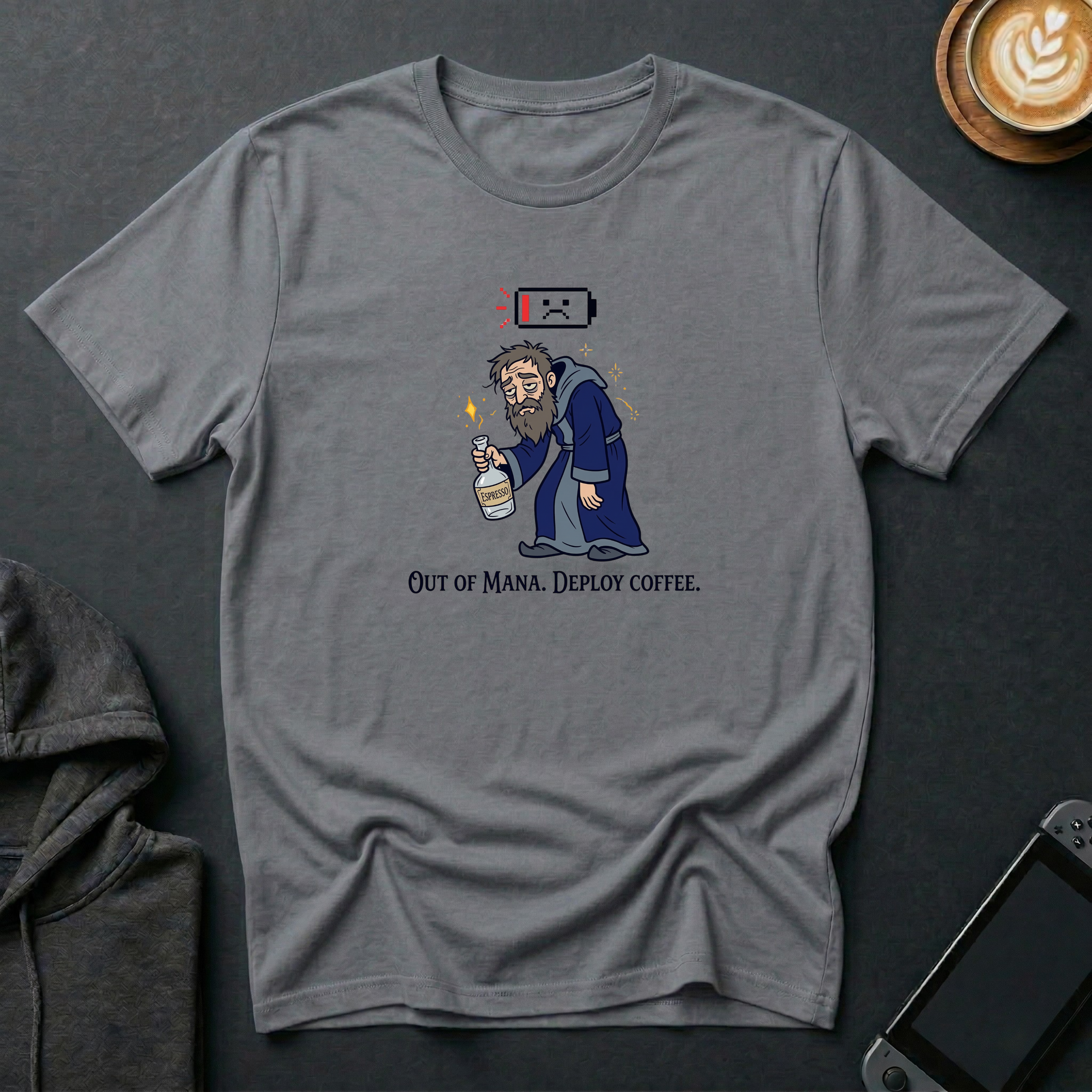 Out of Mana. Deploy Coffee T-Shirt