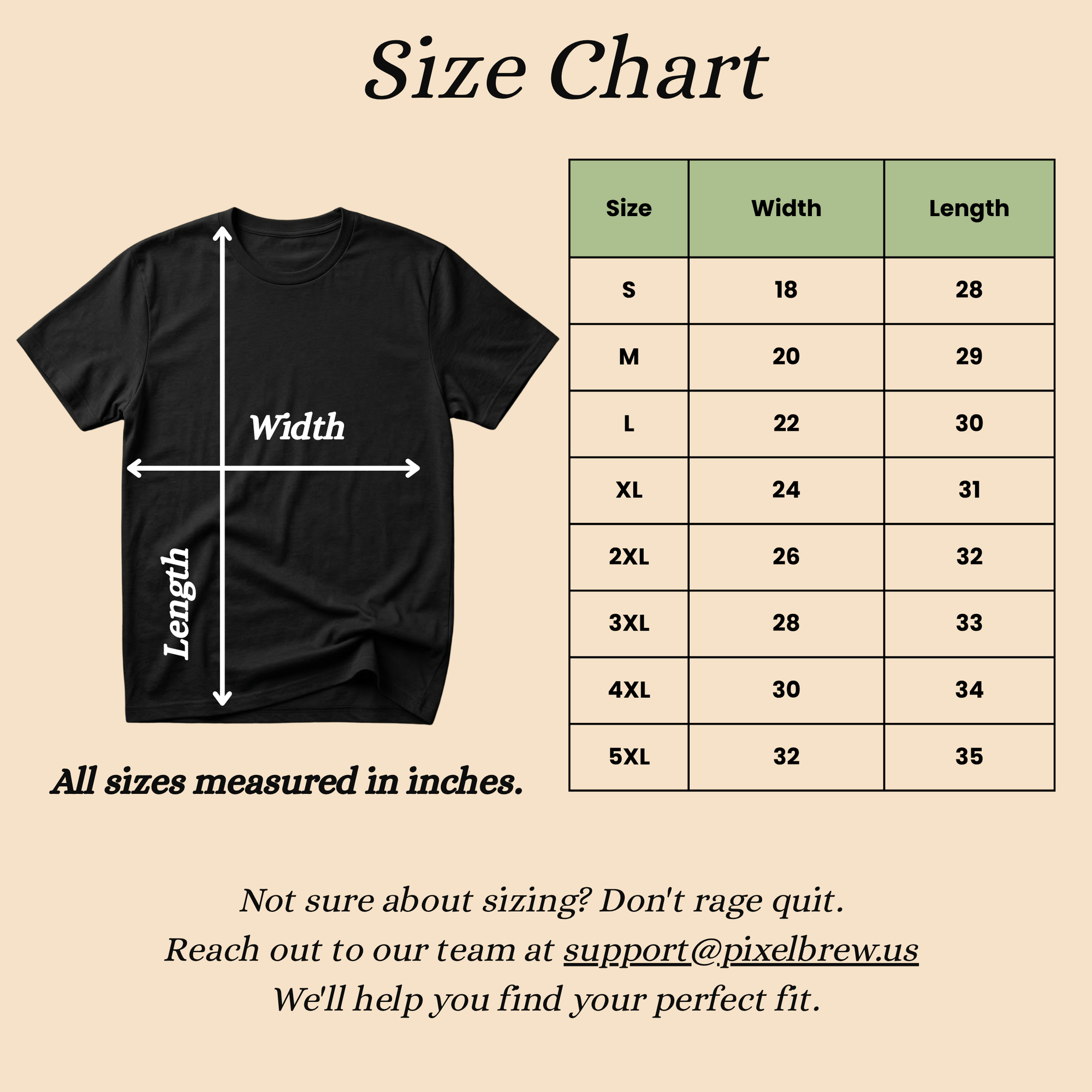 Size guide
