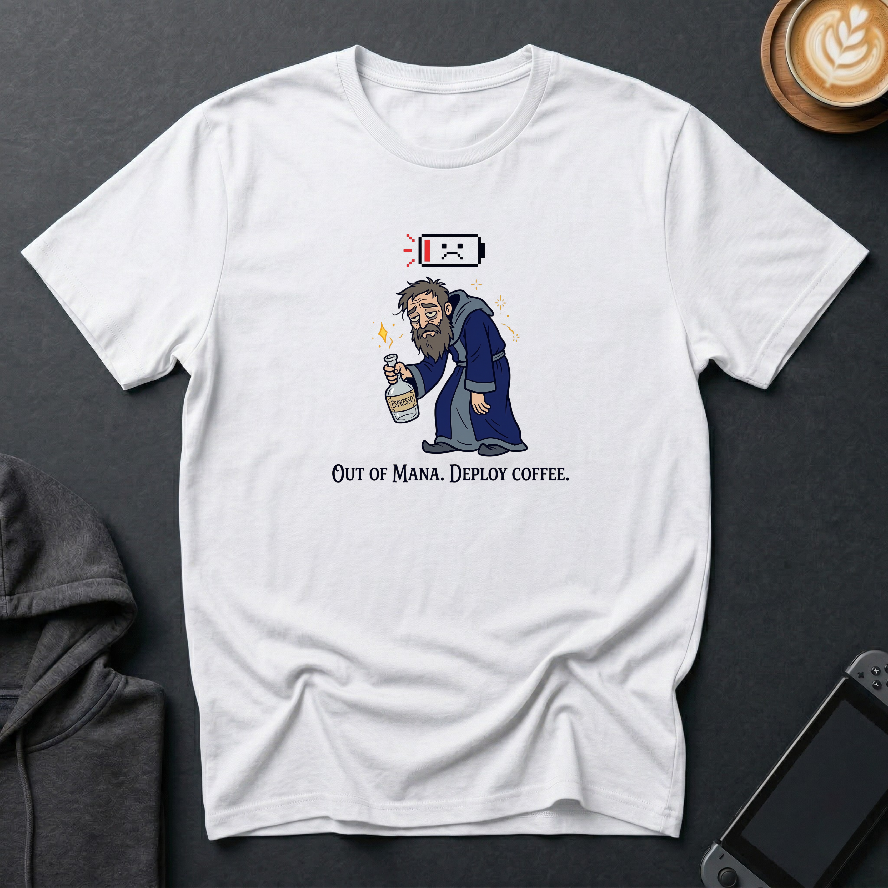 Out of Mana. Deploy Coffee T-Shirt