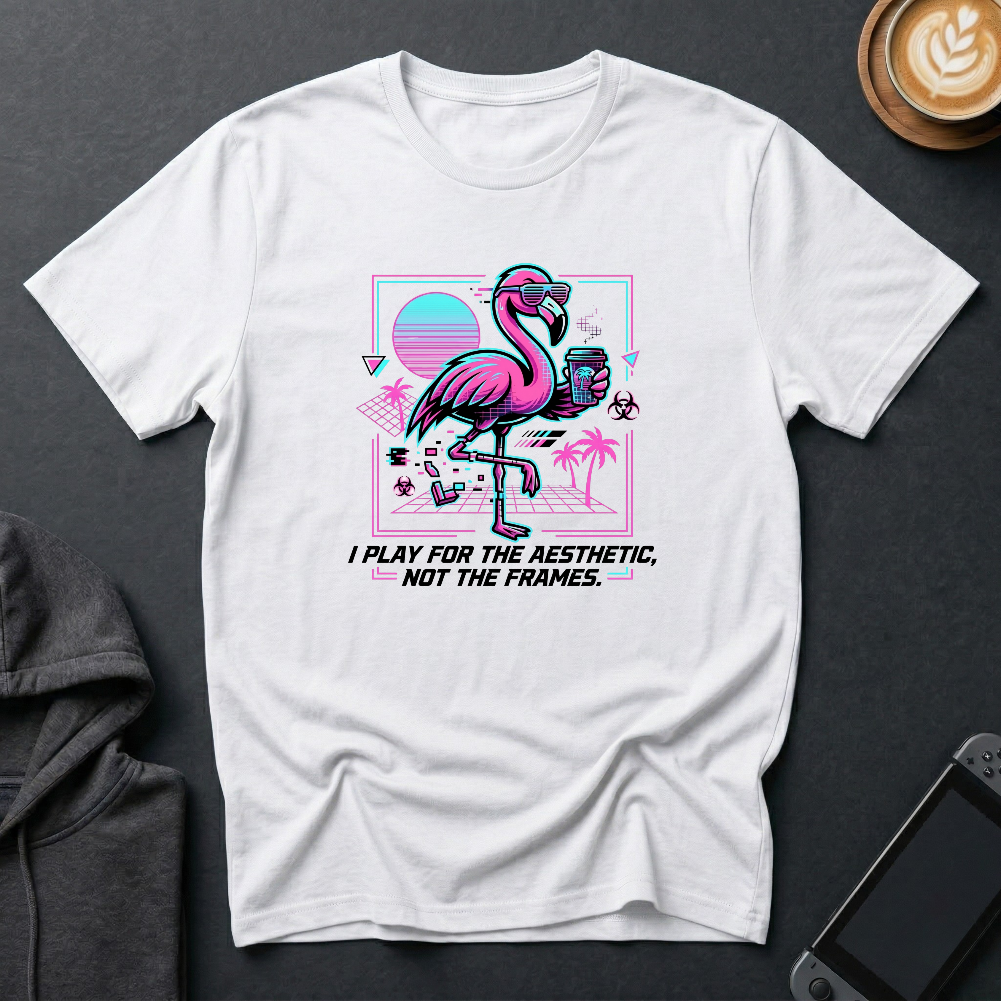Frame-Drop Flamingo T-Shirt
