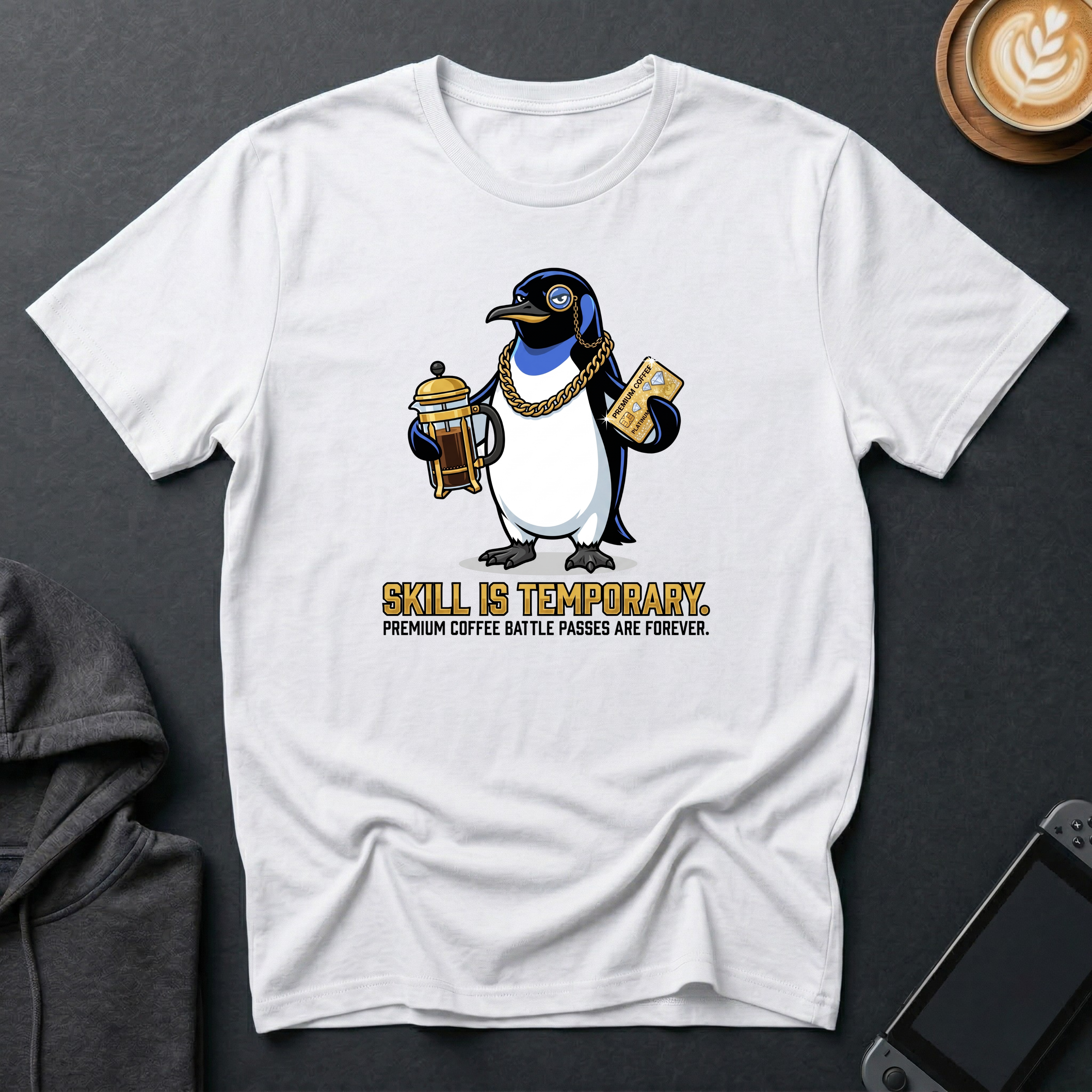 Pay-To-Win Penguin T-Shirt