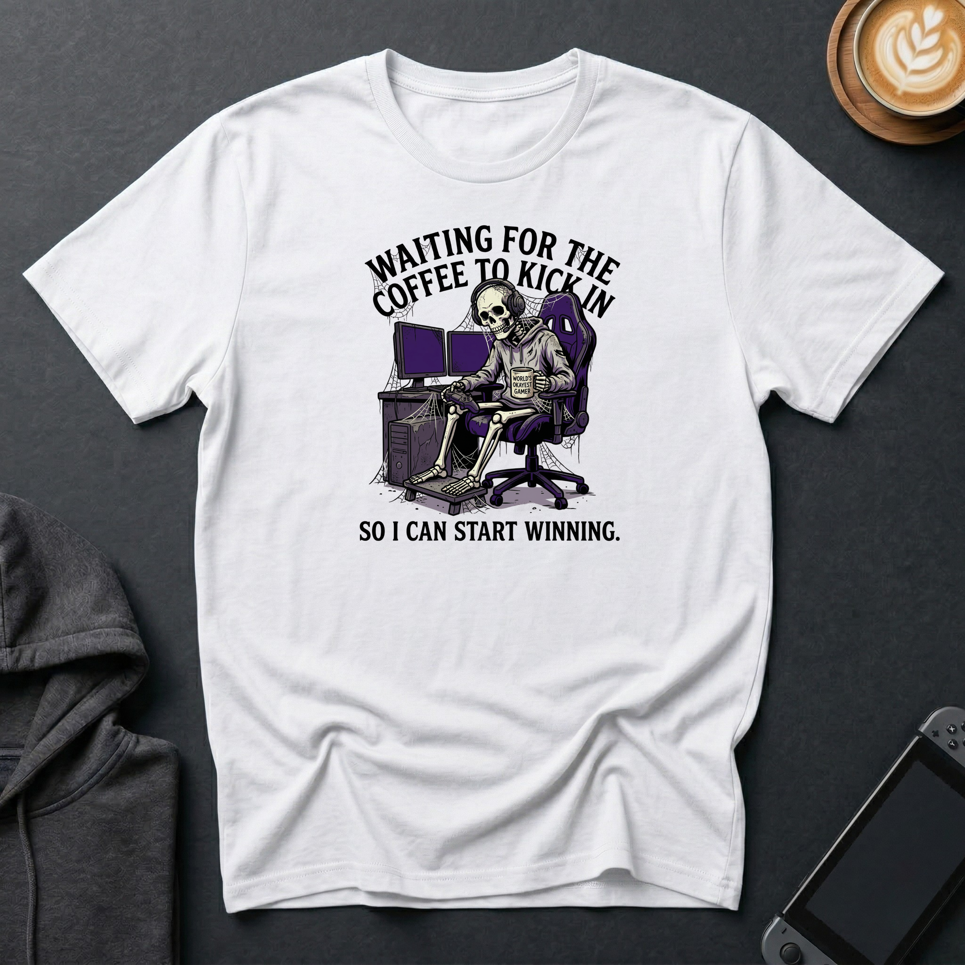AFK Skeleton (The Eternal Wait) T-Shirt