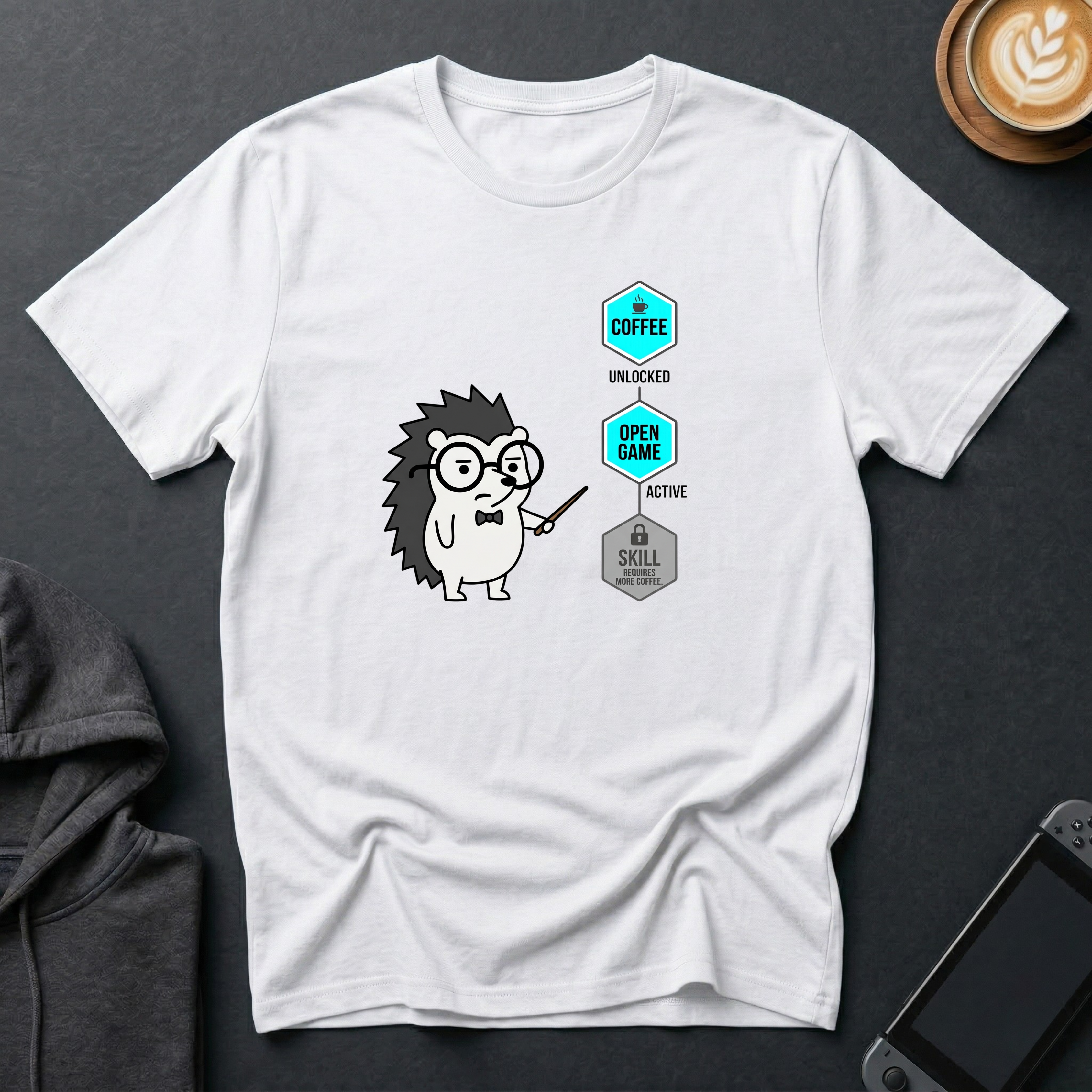 Still Locked Hedgehog T-Shirt for men