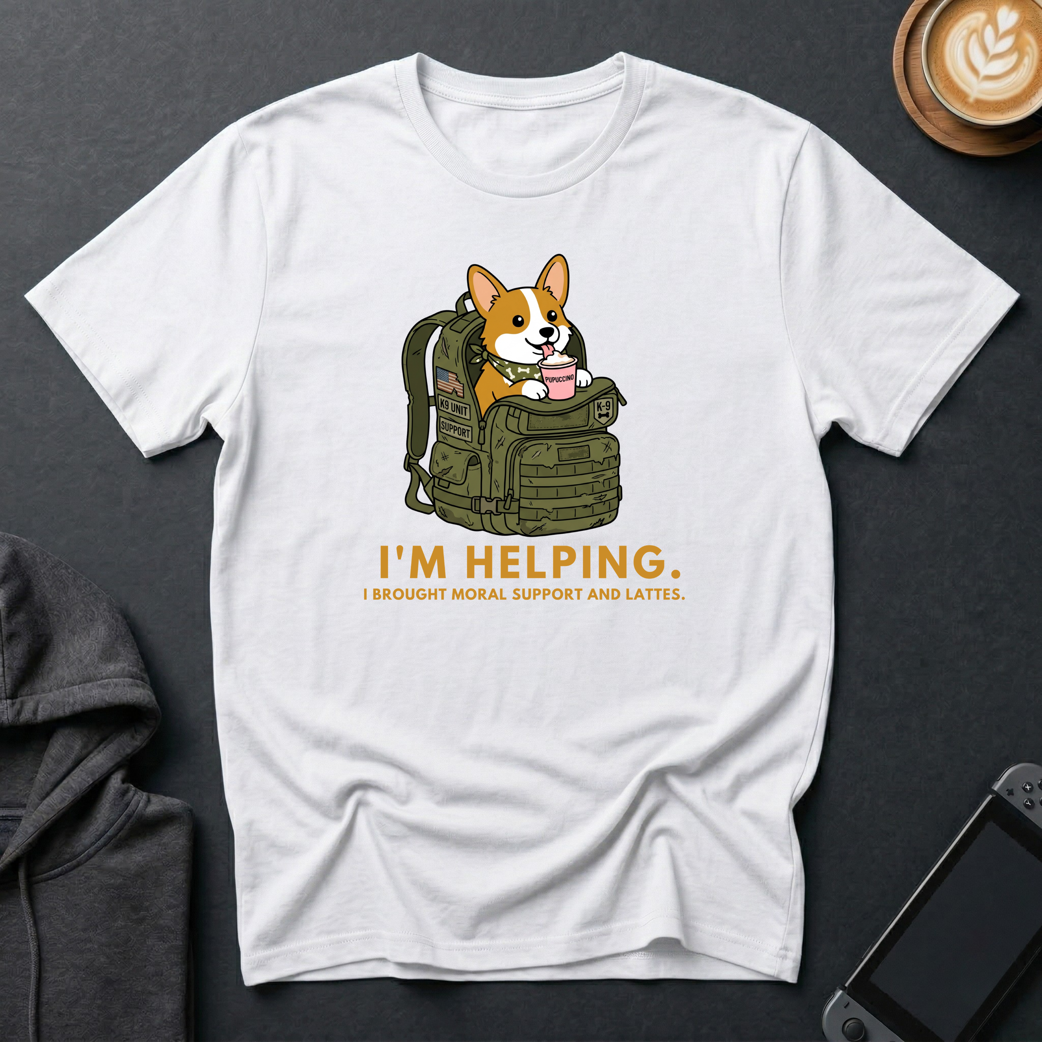 Co-Op Corgi T-Shirt Graphic for men