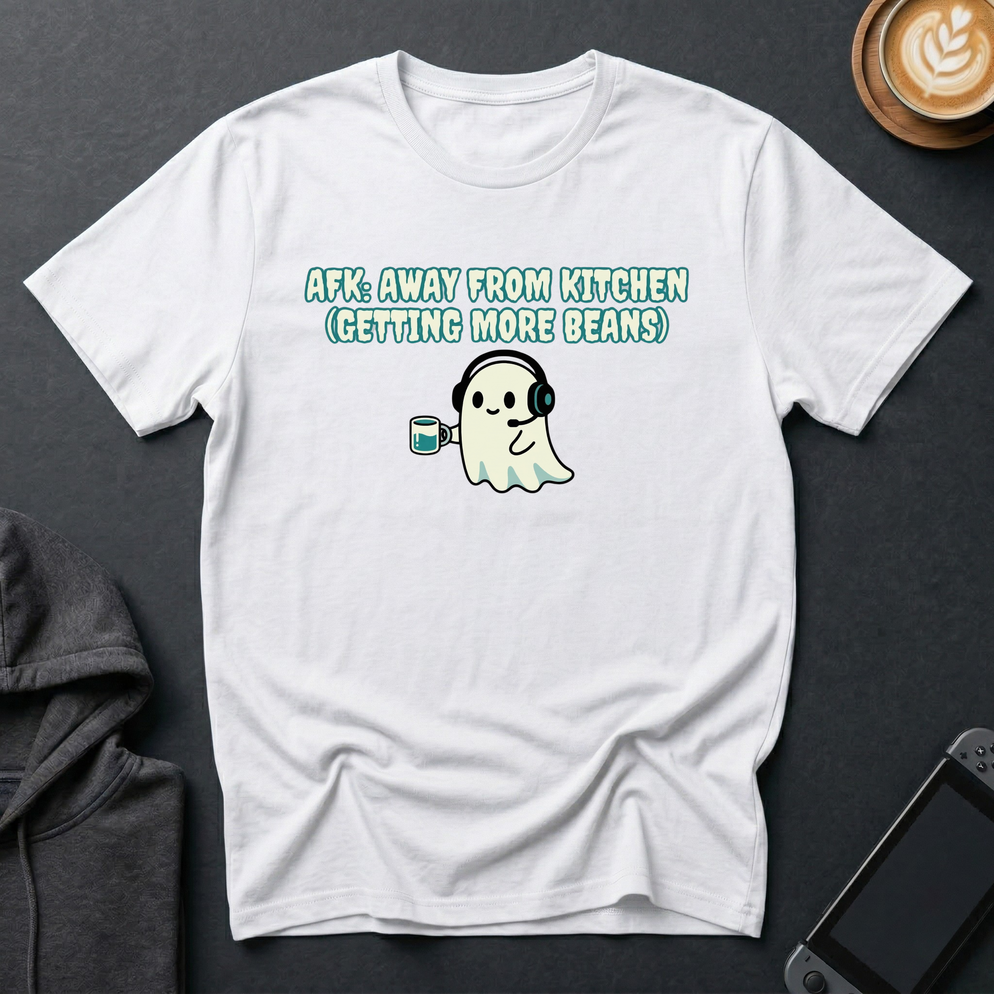 Haunted by Empty Mugs T-Shirt